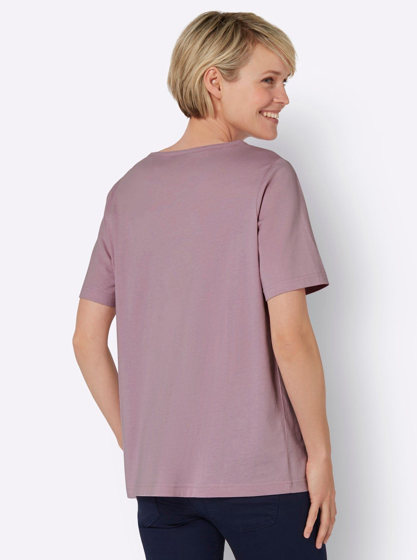 Classic Basics Shirt met korte mouwen Shirt met ronde hals (1-delig)