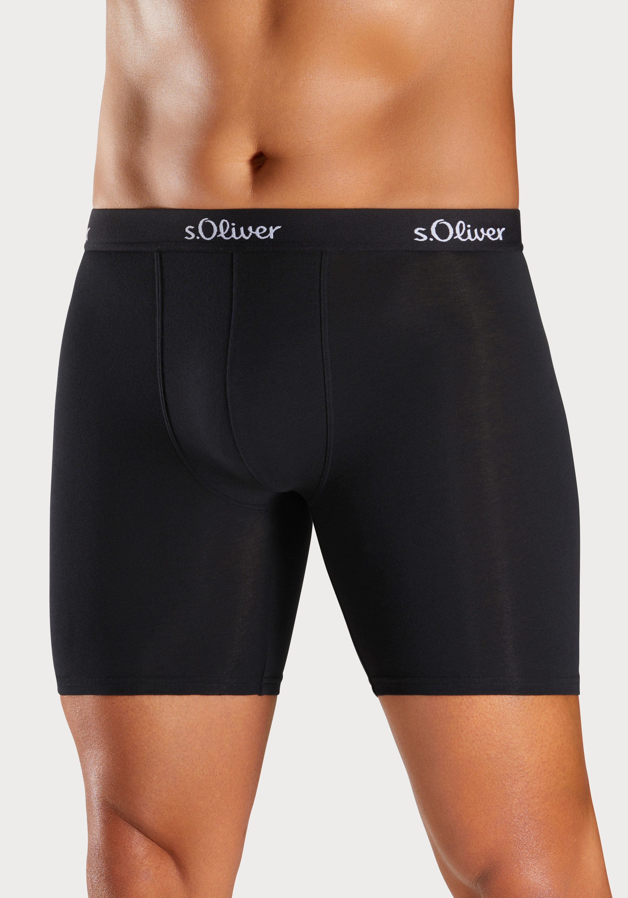 s.Oliver RED LABEL Beachwear Boxershort voor heren (set 3 stuks)