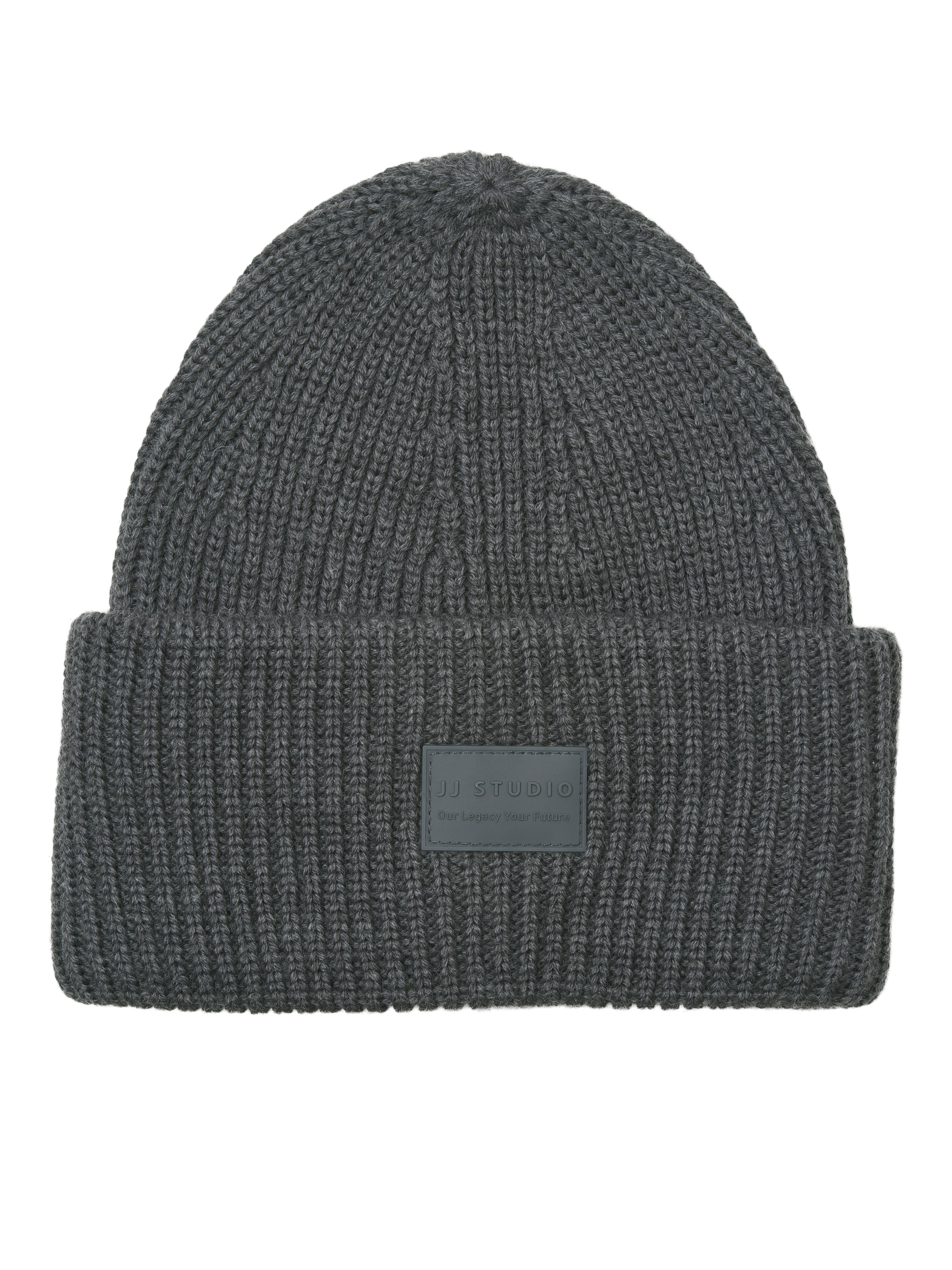 Jack & Jones Beanie JACHAKKAI – Gebreide muts met hoog katoengehalte, riblook
