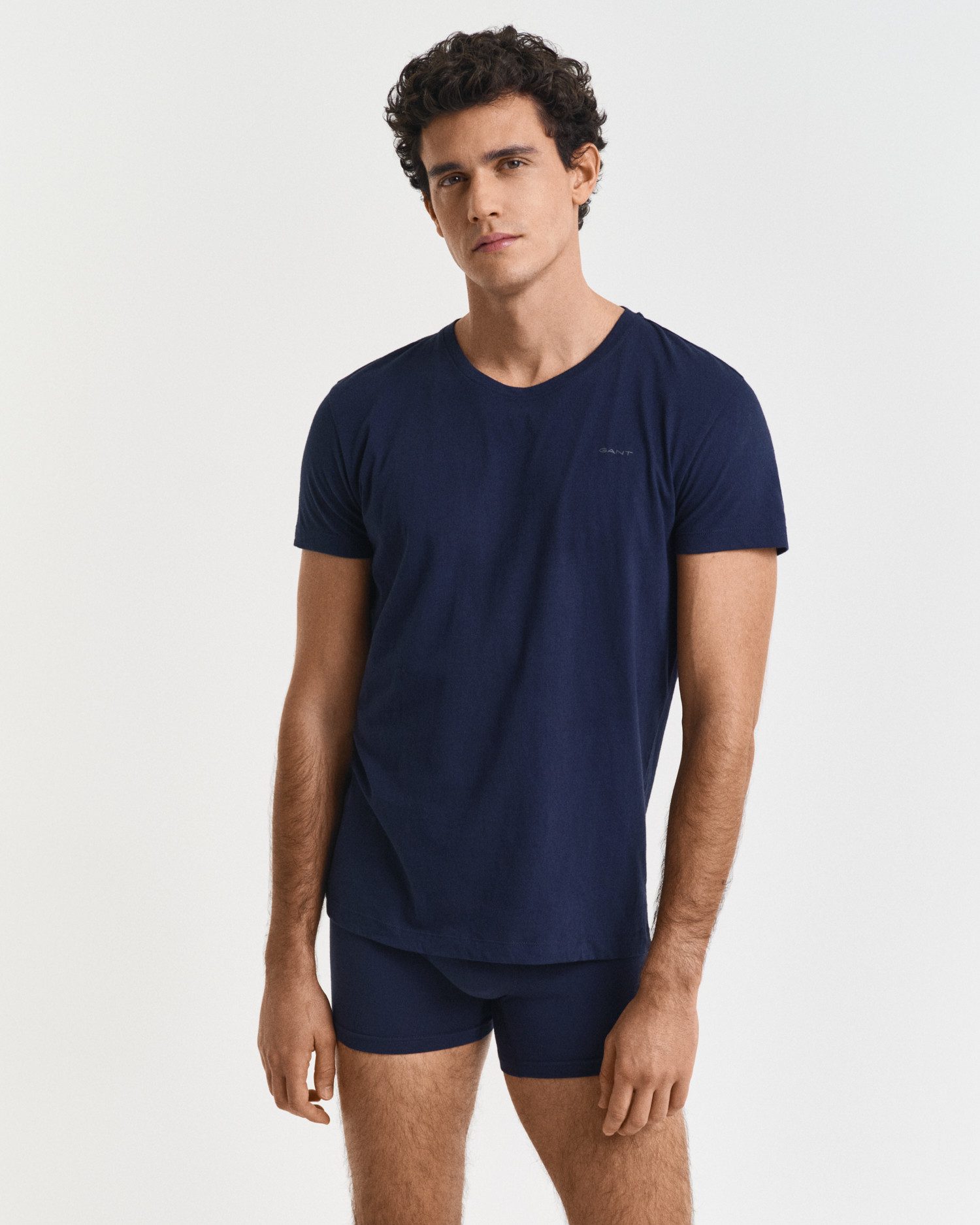 Gant Shirt met korte mouwen C-NECK T-SHIRT 2-PACK