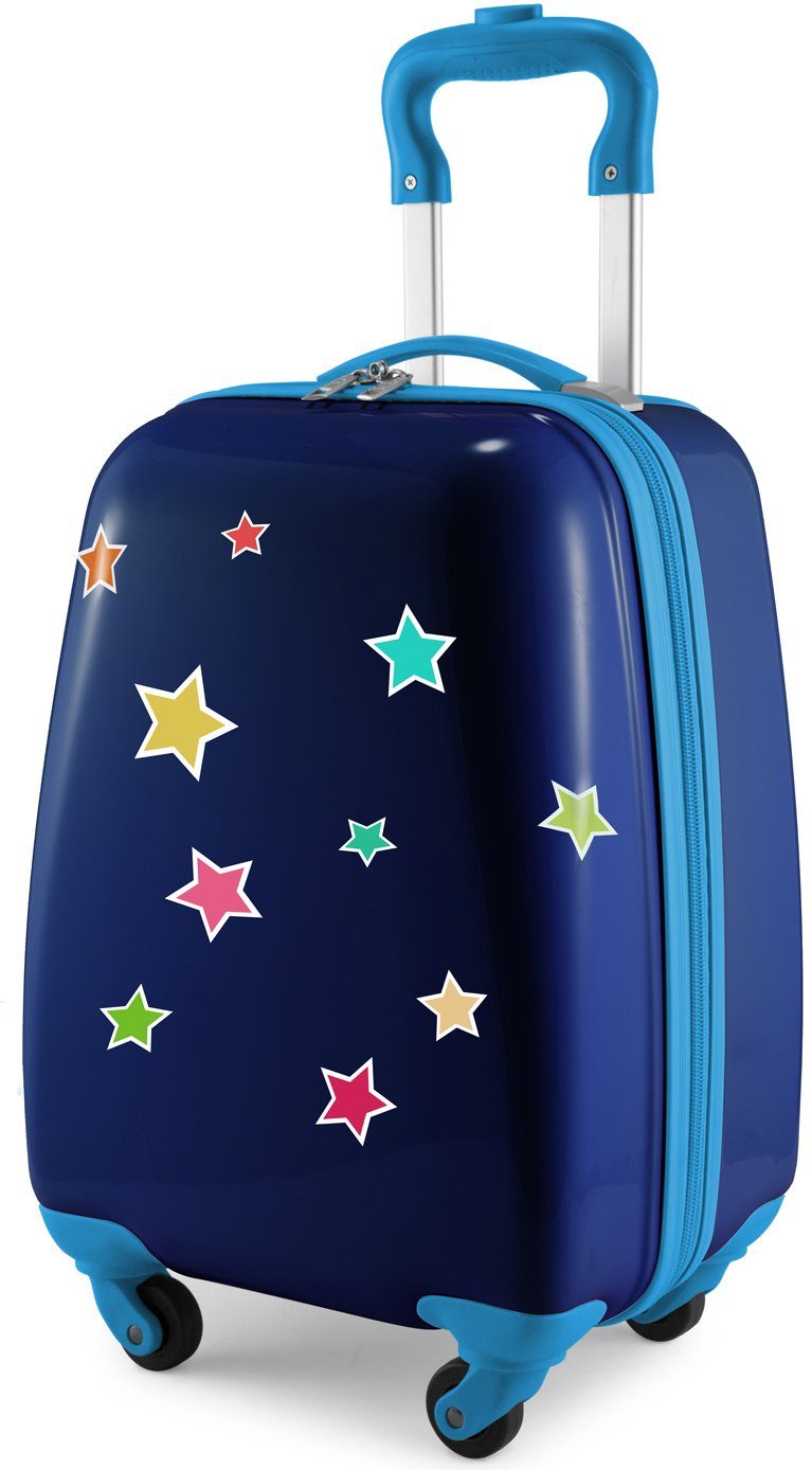 Hauptstadtkoffer Kinderkoffer For kids, sterren Kinderreiskoffer handbagage trolley kinderen koffers blauw