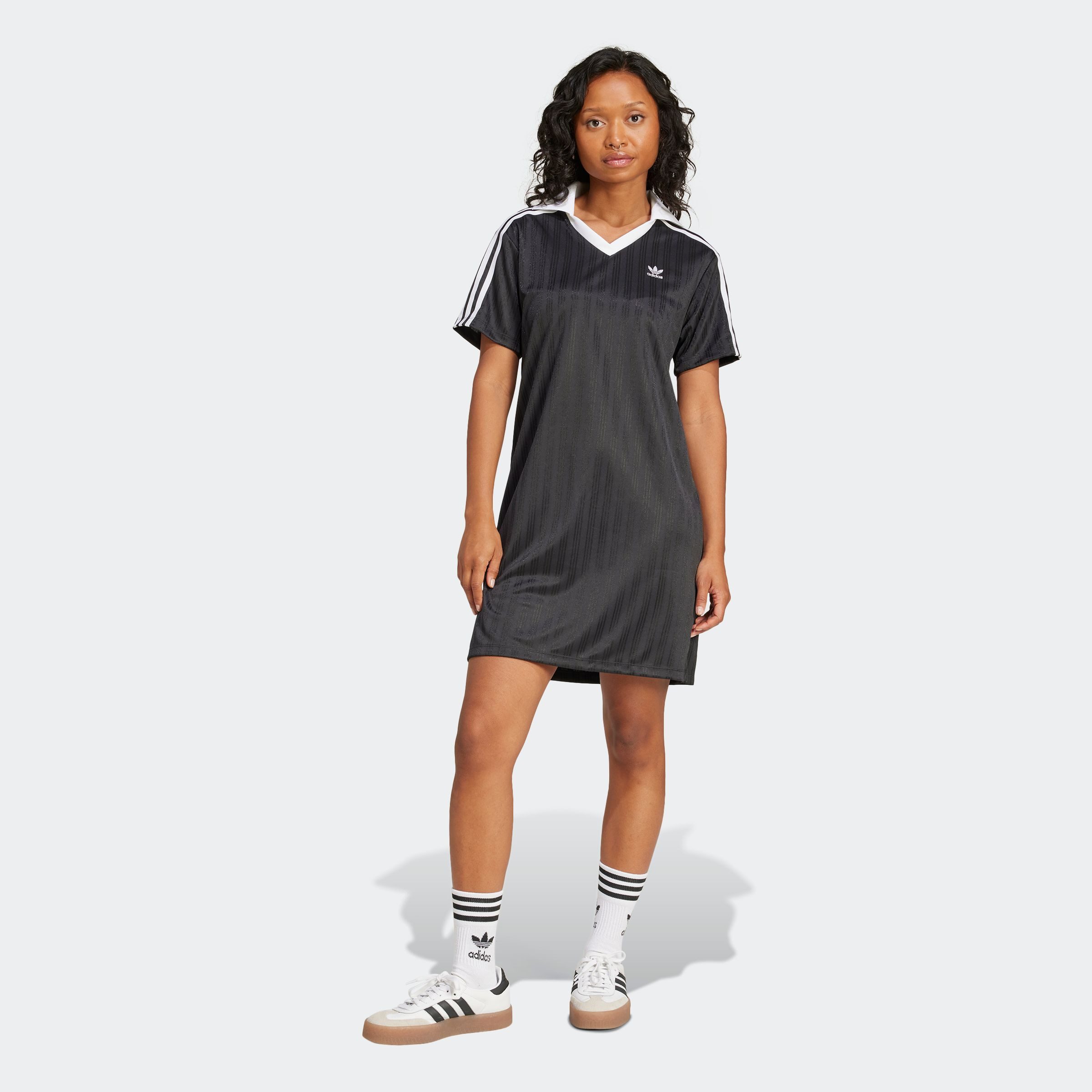 adidas Originals Shirtjurk V-NECK SS DRESS (1-delig)