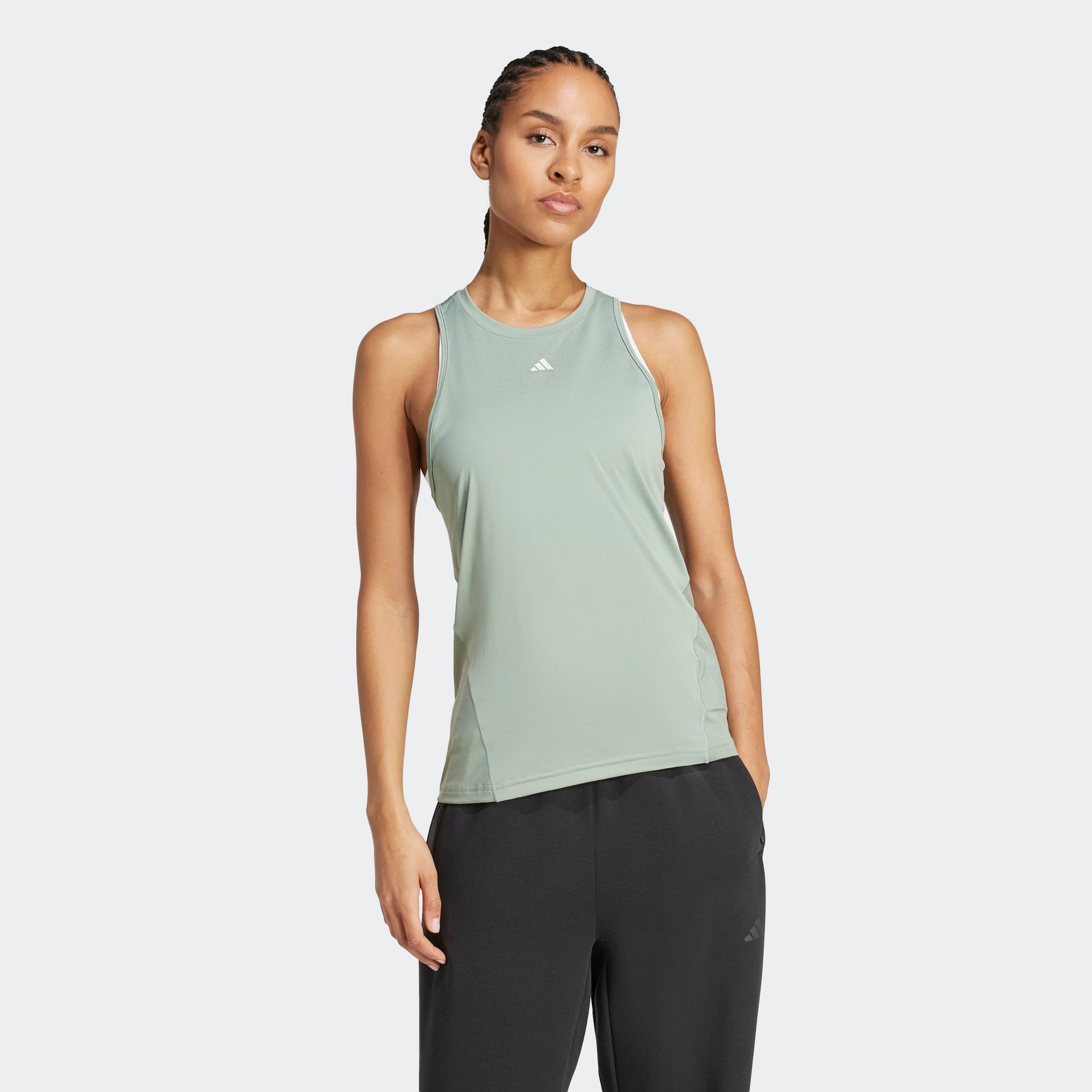 adidas Performance Tanktop WTR D4T TK dames tanktops maat S groen