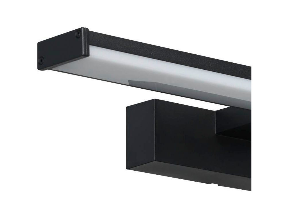 EGLO Spiegellamp PANDELLA 1 Wandlamp, LED spiegel lamp, lamp in zwart, wit, IP44, L 40 cm (1 stuk)