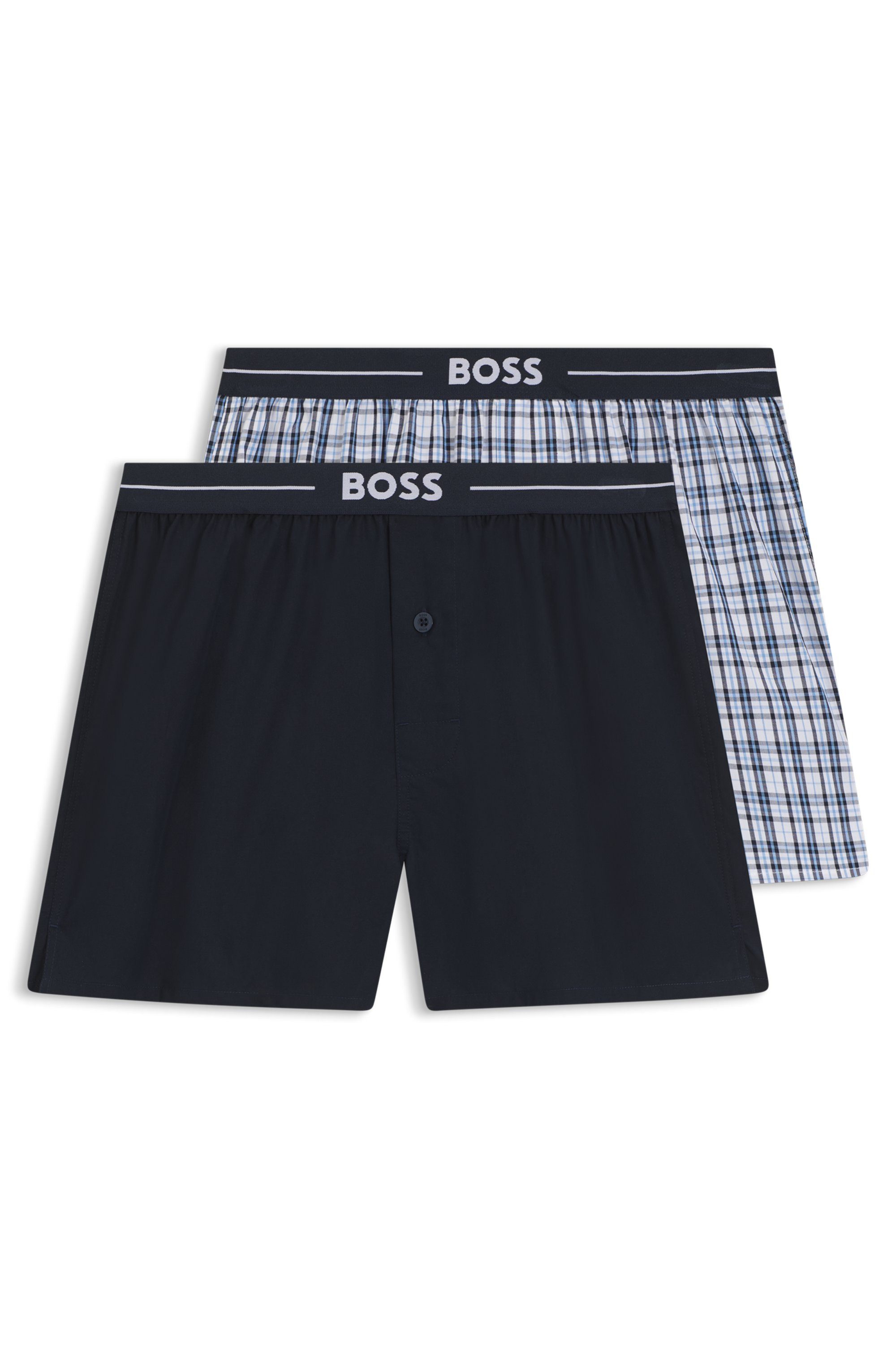 BOSS Geweven boxershort NOS Boxer EW 2P (Set van 2)