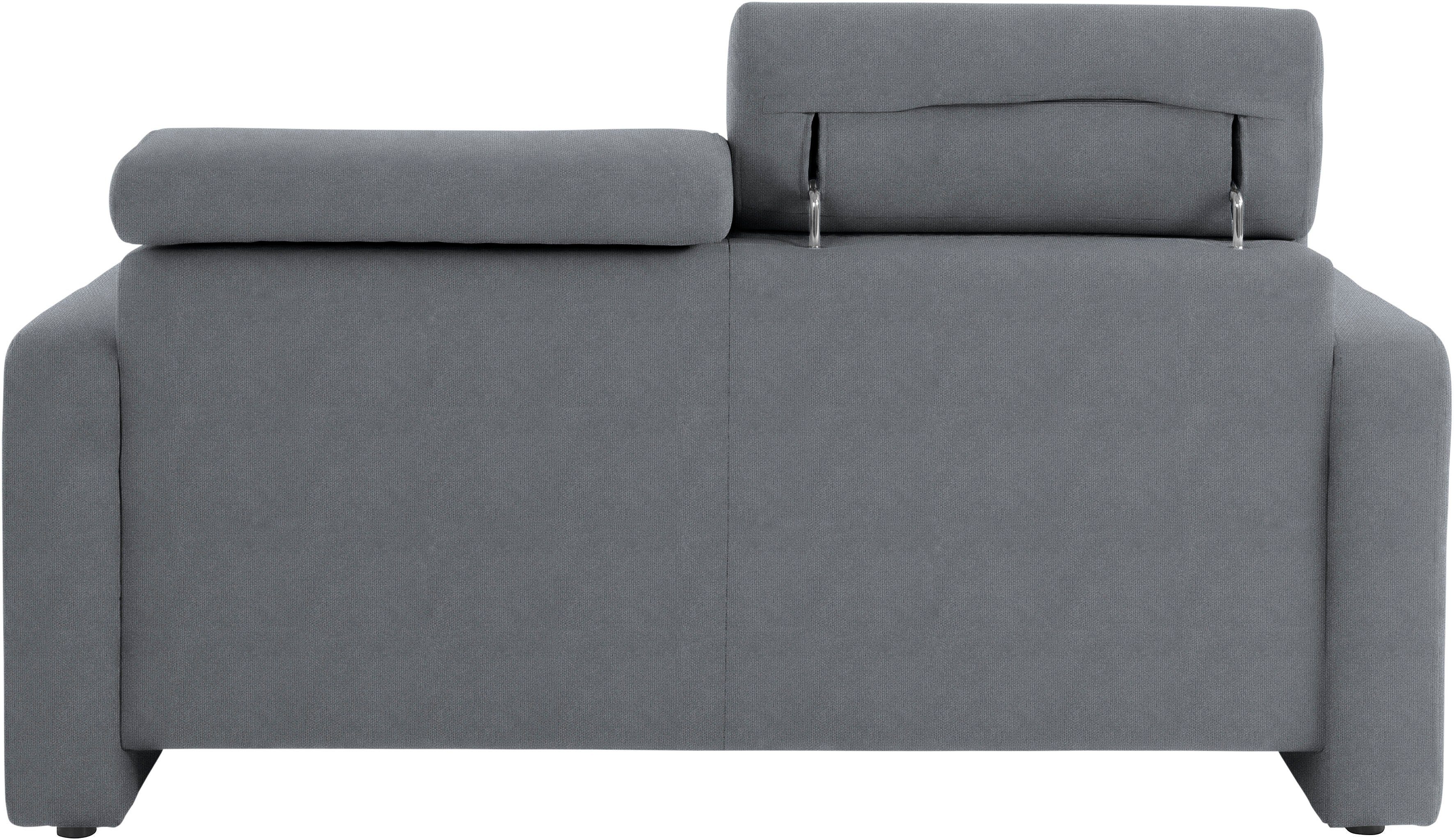 sit&more 2,5-zitsbank Bologna met verstelbare hoofdsteun en binnenvering