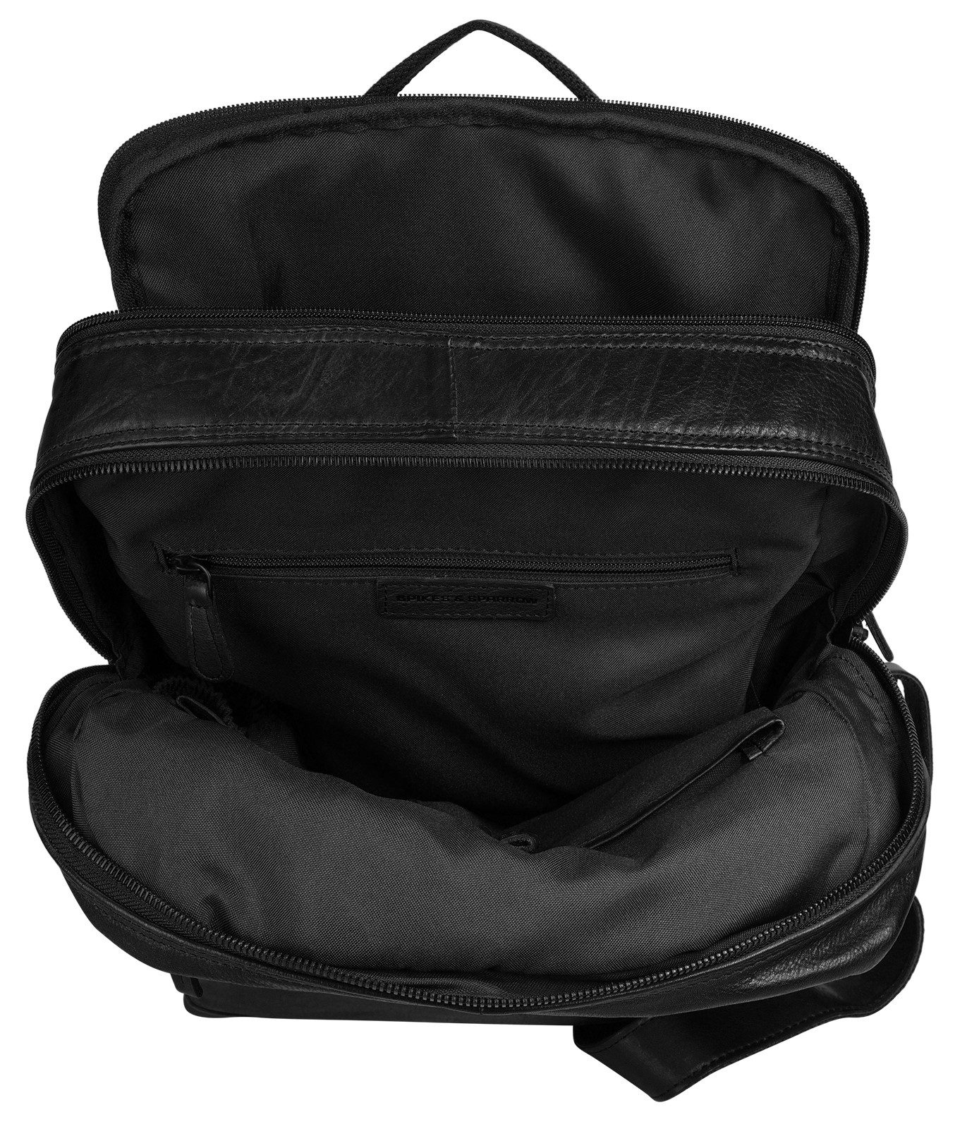 Spikes & Sparrow Laptoprugzak echt leder
