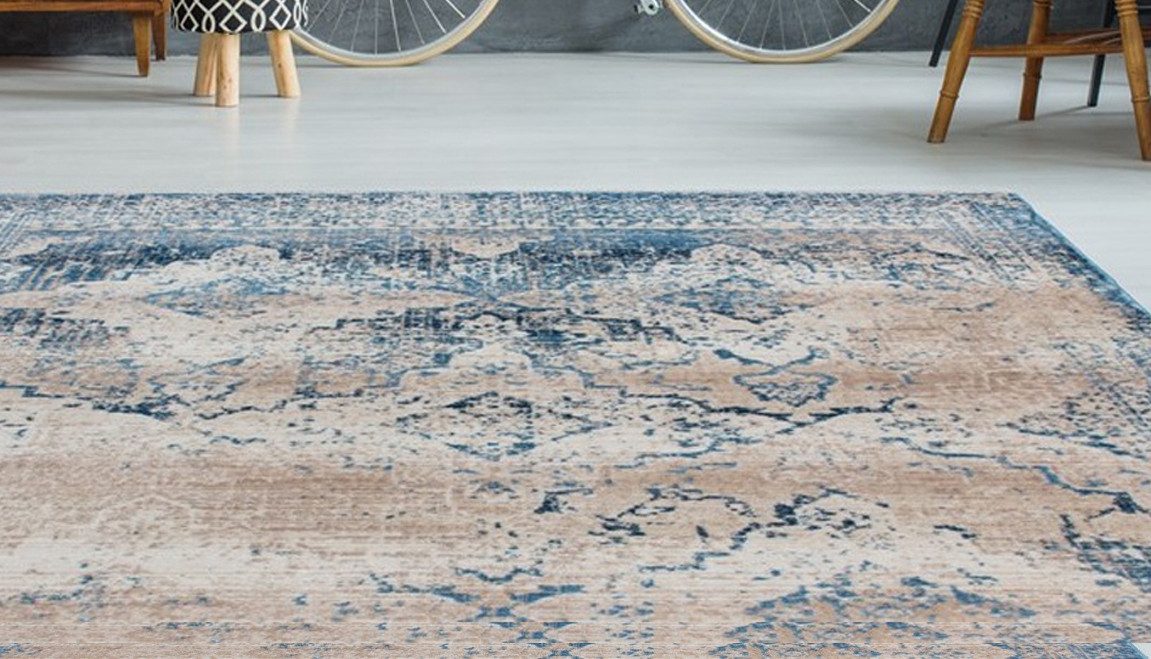 calo-deluxe Vloerkleed Odalia 600 Korte pool, woonkamer moderne vloerkleden maat 80 cm x 150 cm x 8 mm beige