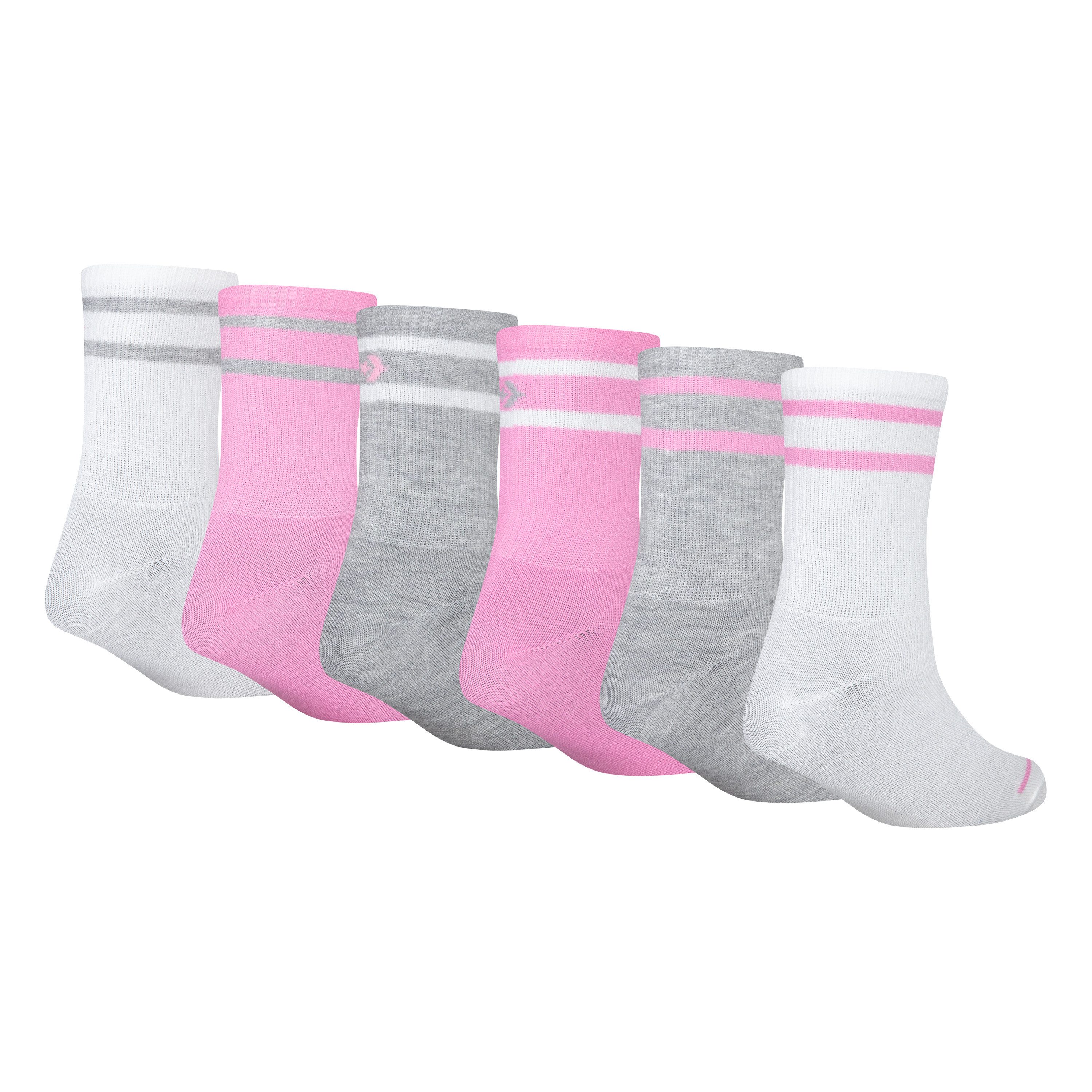 Converse Sportsokken CHN BASIC WORDMARK CREW 6PK voor kinderen (6 paar)