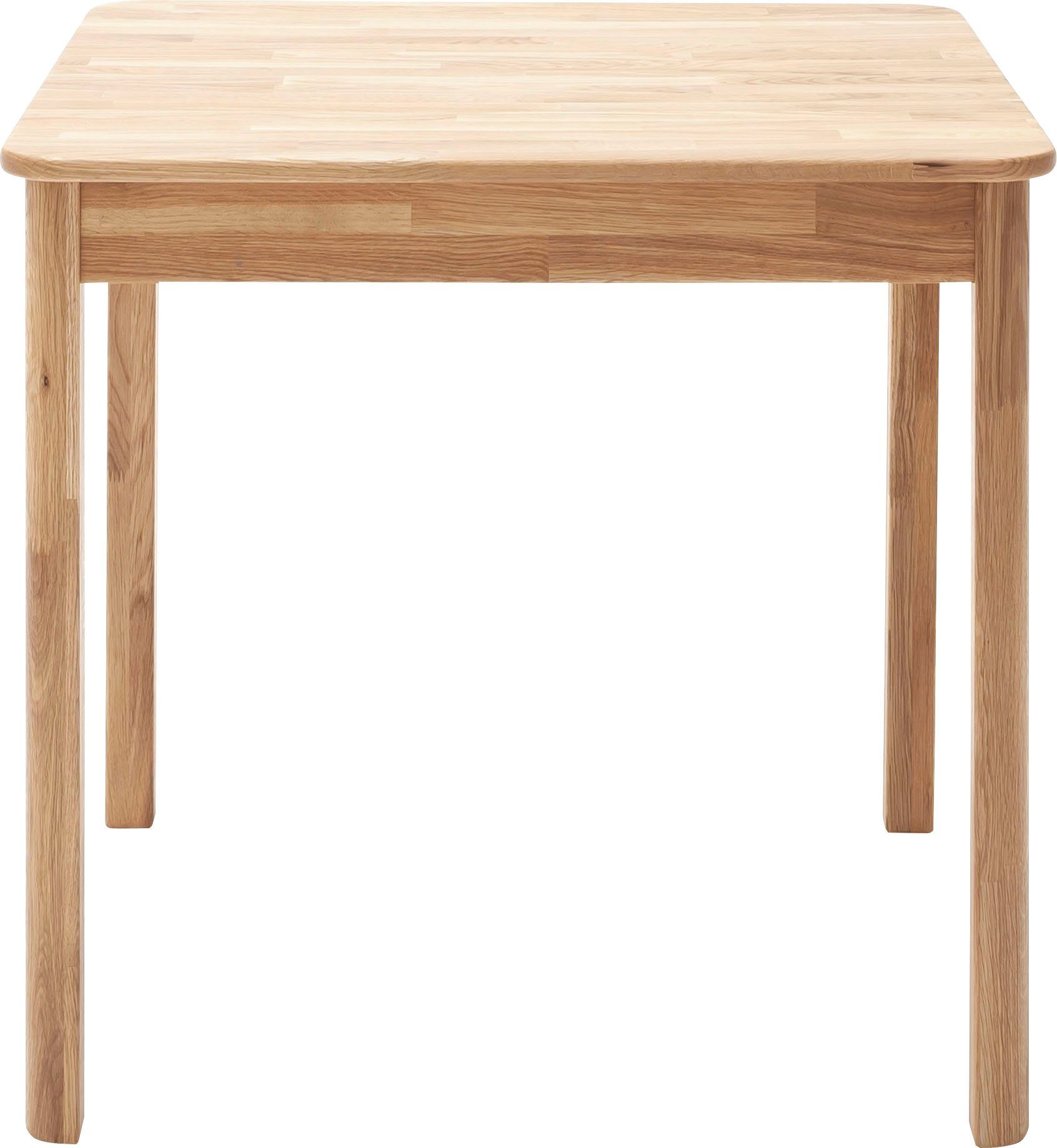 MCA living Eettafel Oskar, TOPSELLER! Massief houten tafel, naar keuze van beukenkernhout of wildeiken