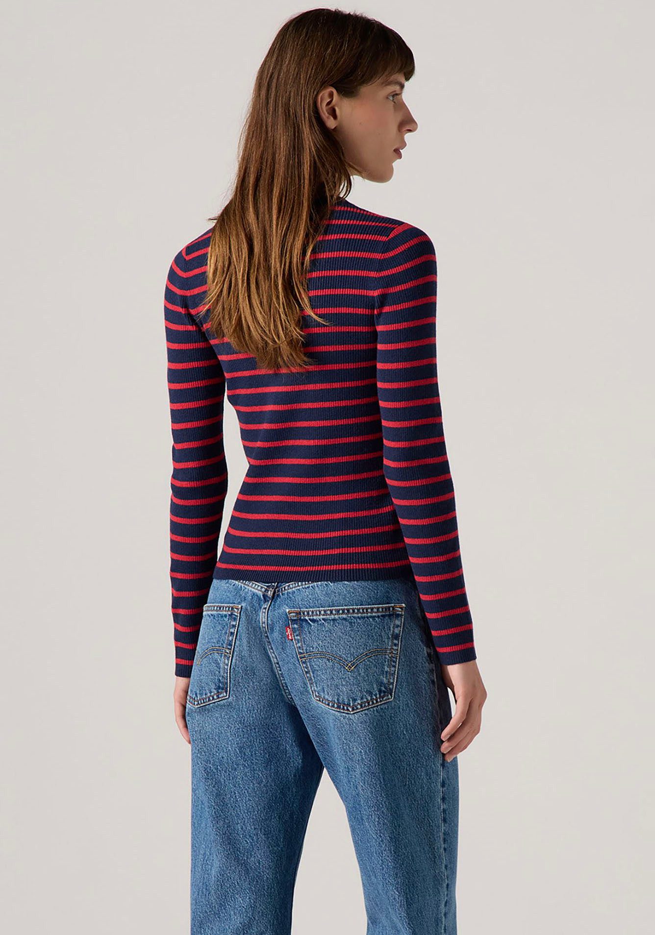 Levi's® Gebreide trui RIB SWEATER met batwing-logo