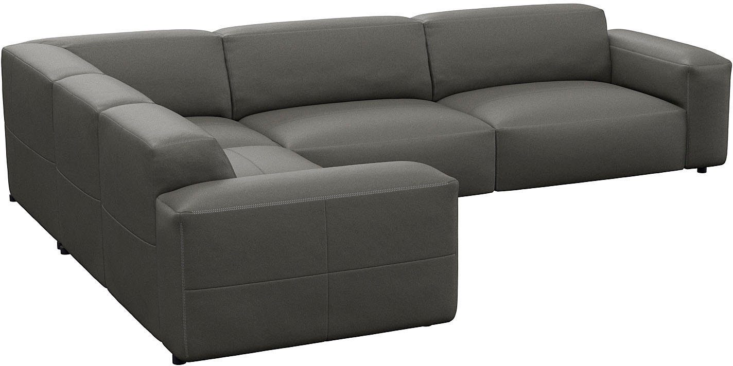 FLEXLUX Hoekbank Lucera, super comfortabel door hoogwaardige zitconstructie met koudschuim