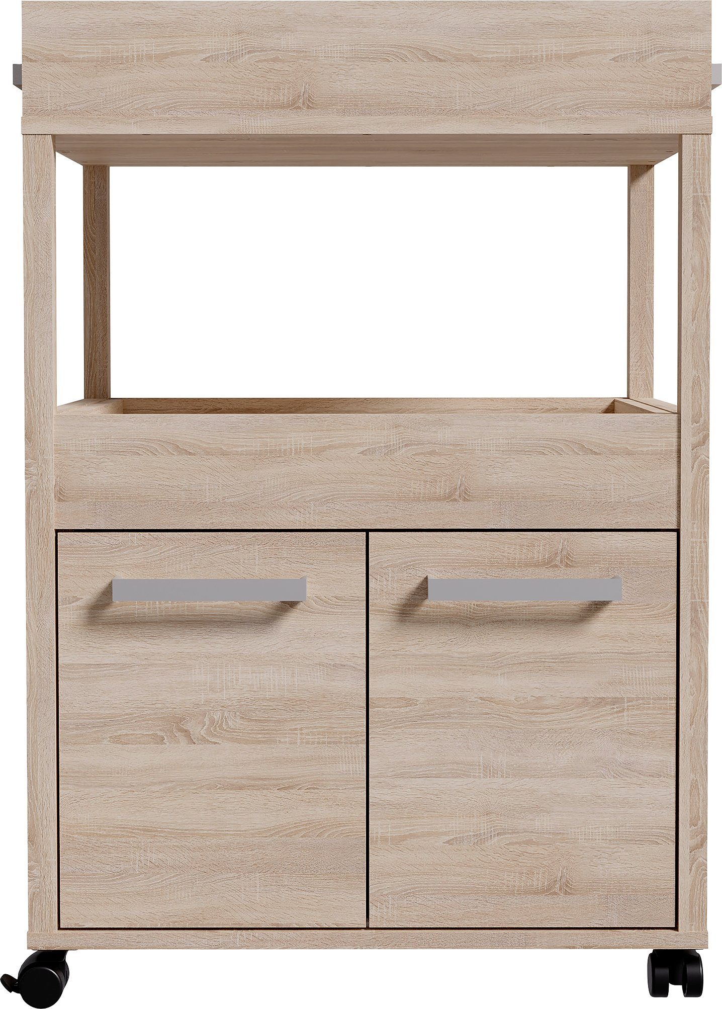 FORTE Barmeubel Homebar Hoogte ca. 88,5 cm multifunctionele kasten beige