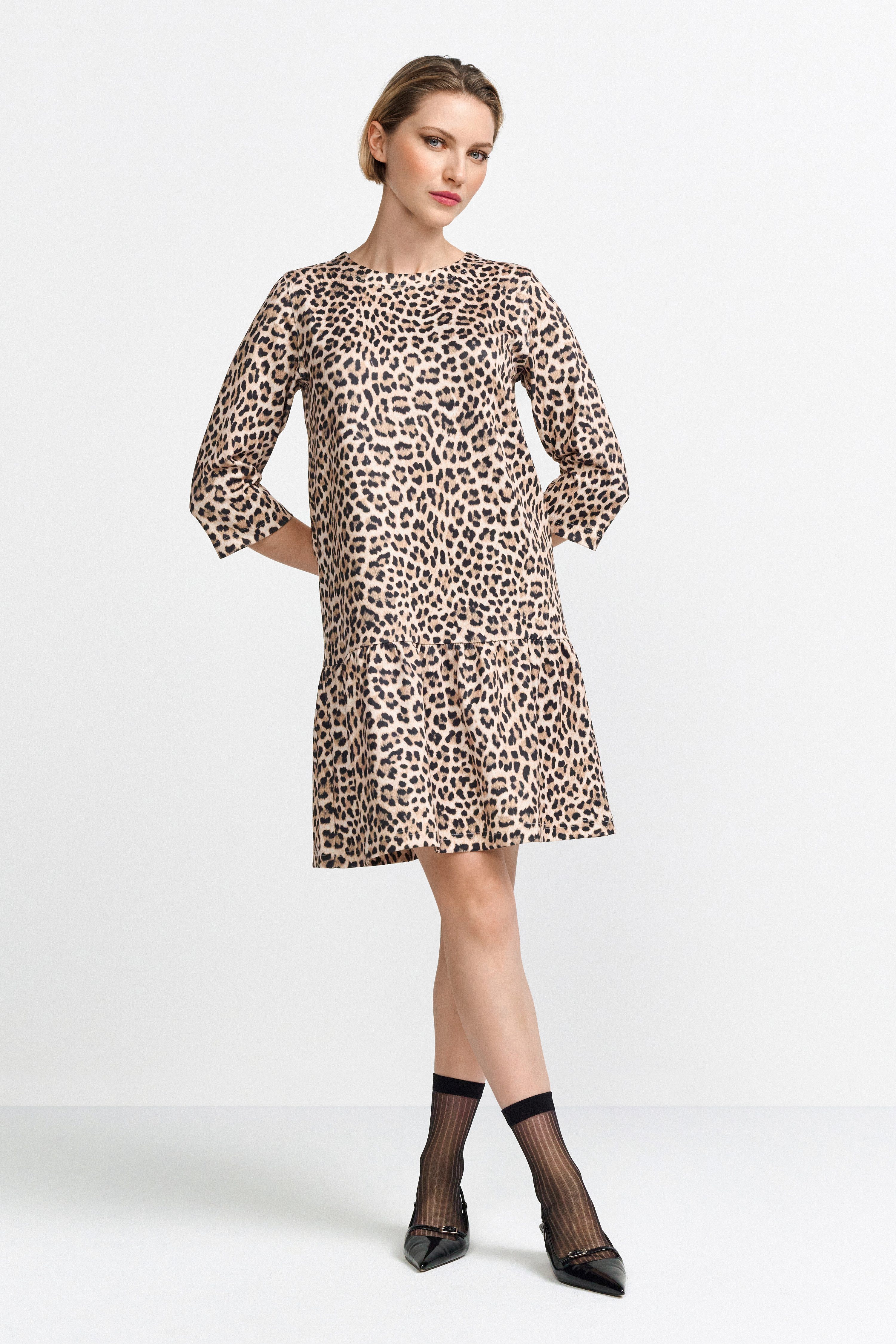 Rich & Royal Mini-jurk Met een ronde hals