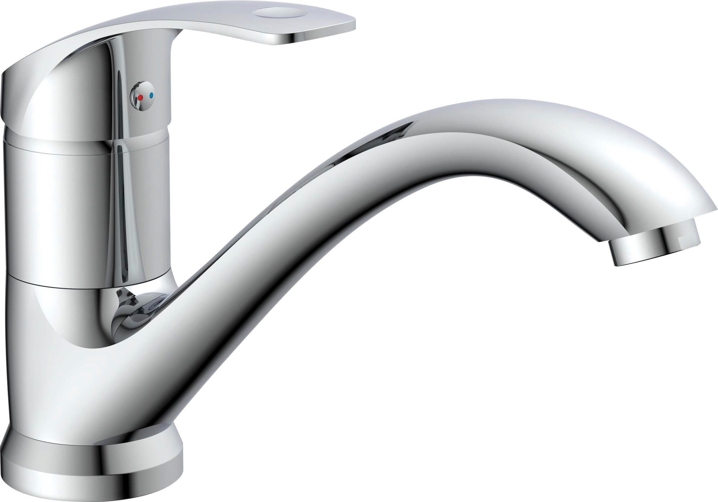 Eisl Gootsteen kraan Rimini 360° zwenkbare kraan, mengkraan, keukenkraan in chroom keukenkranen zilver(kleur)