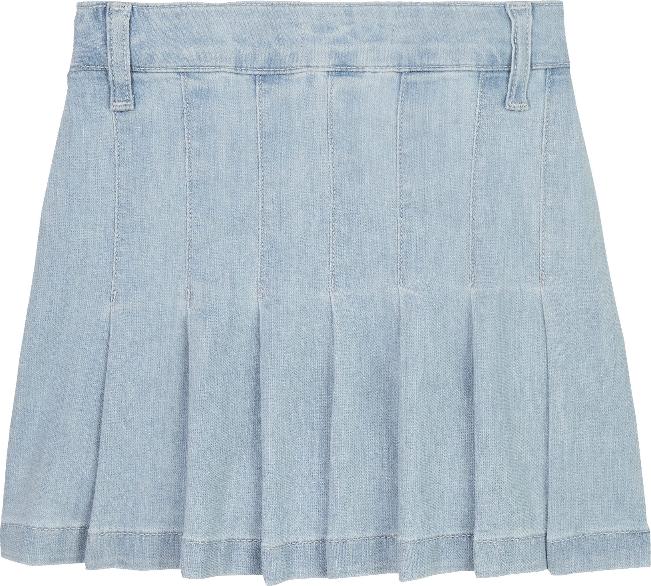 Tommy Hilfiger Jeans rok DENIM PLEATED SKIRT voor kinderen tot 16 jaar, met plooien