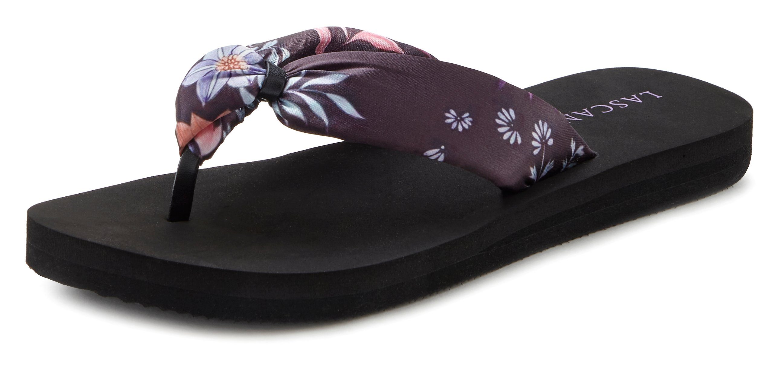Lascana Badslippers Sandaal, pantoletten, badschoen ultralicht met zacht band VEGAN