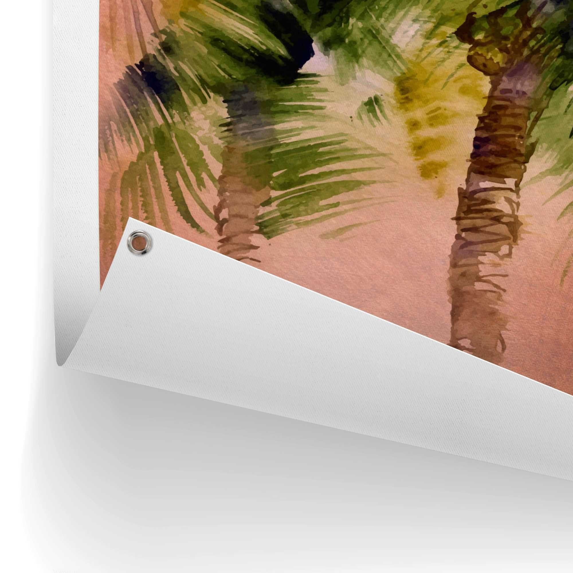 Reinders! Poster Painted Palm Trees Outdoor voor tuin of balkon