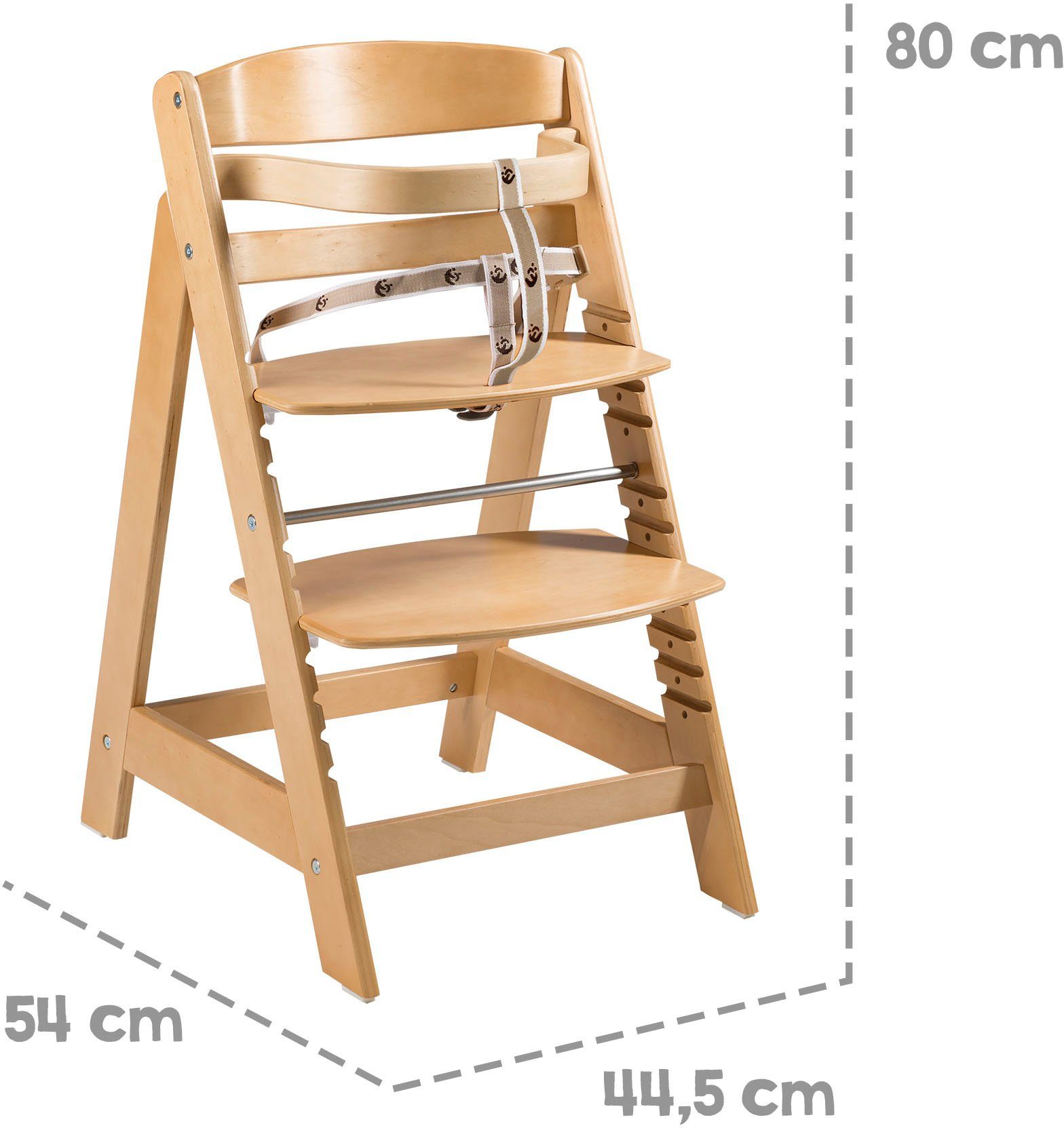 Roba® Kinderstoel Meegroeistoel Sit Up Click, naturel