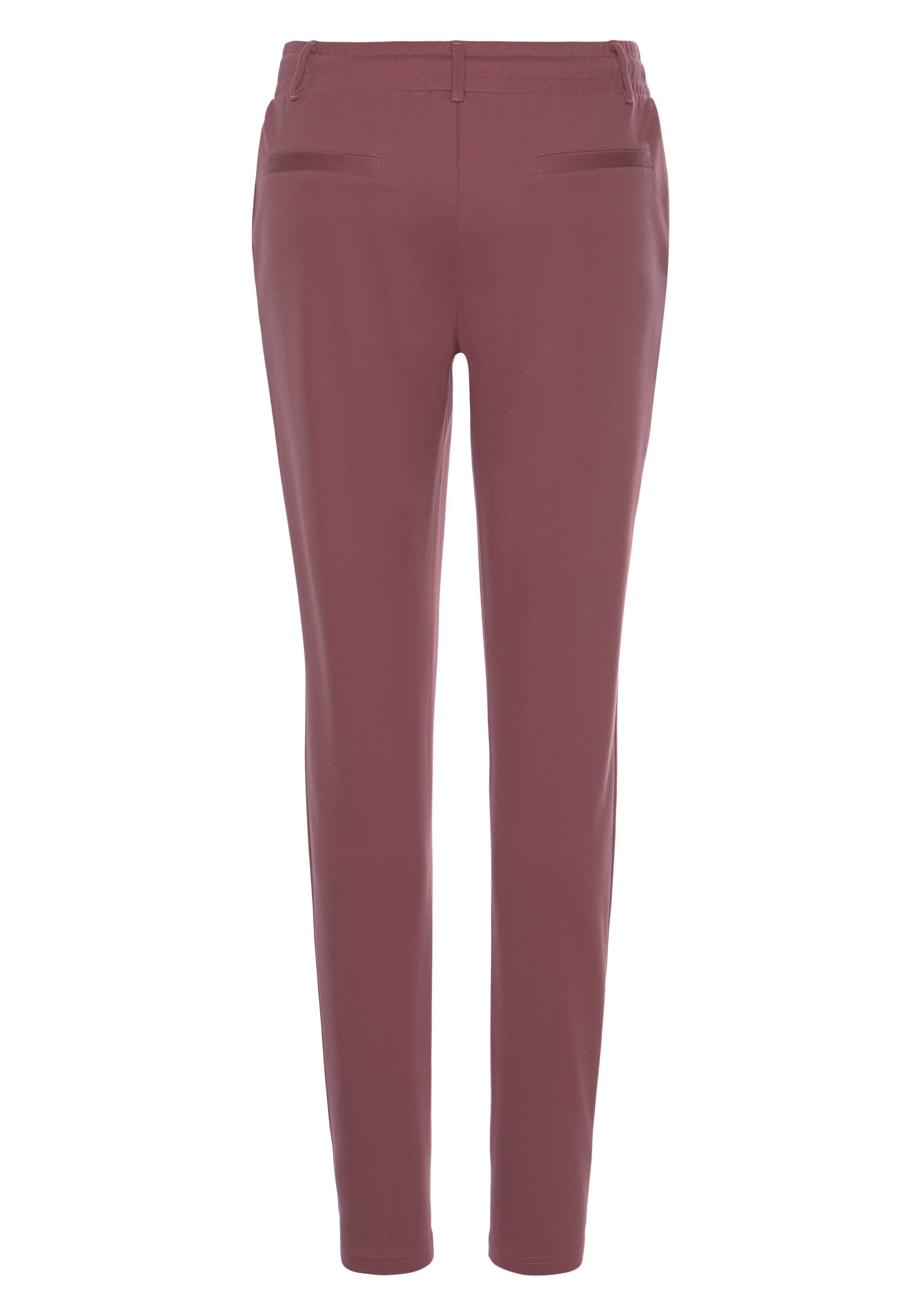 Lascana Jogpants met elastische tailleband en riemlussen, loungewear (1-delig)
