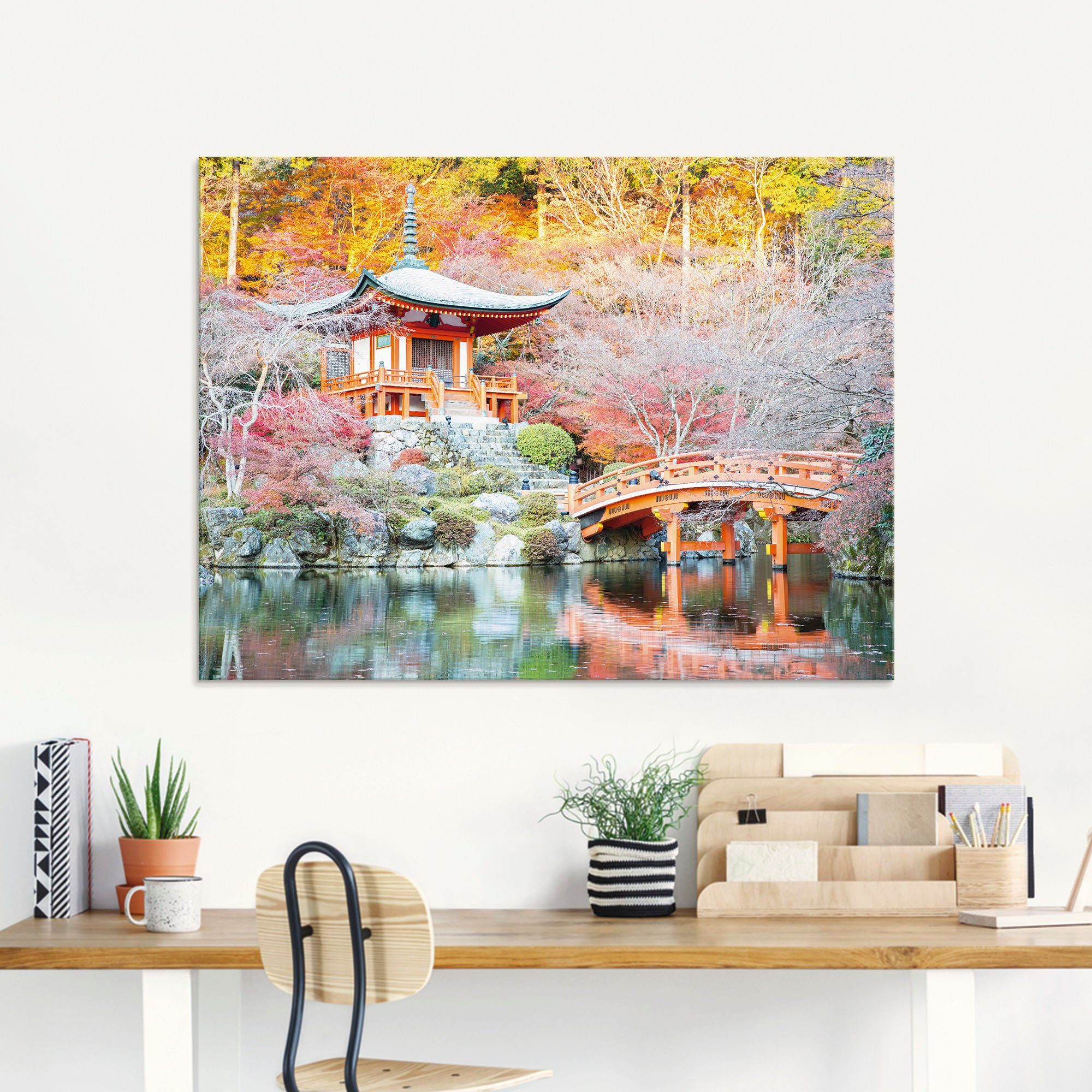 Artland Print op glas Shingo boeddistische tempel