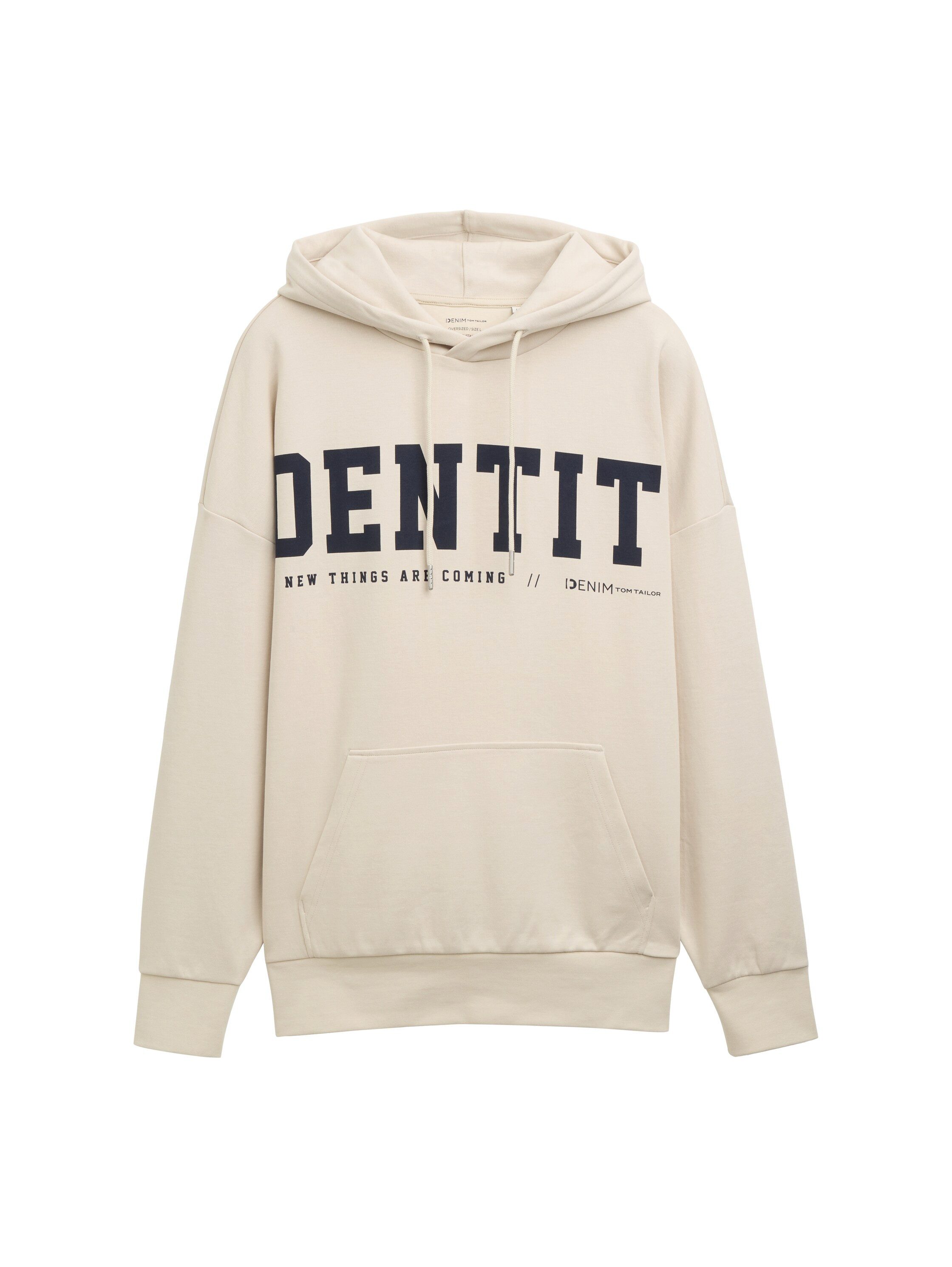 Tom Tailor Denim Hoodie met statement-print
