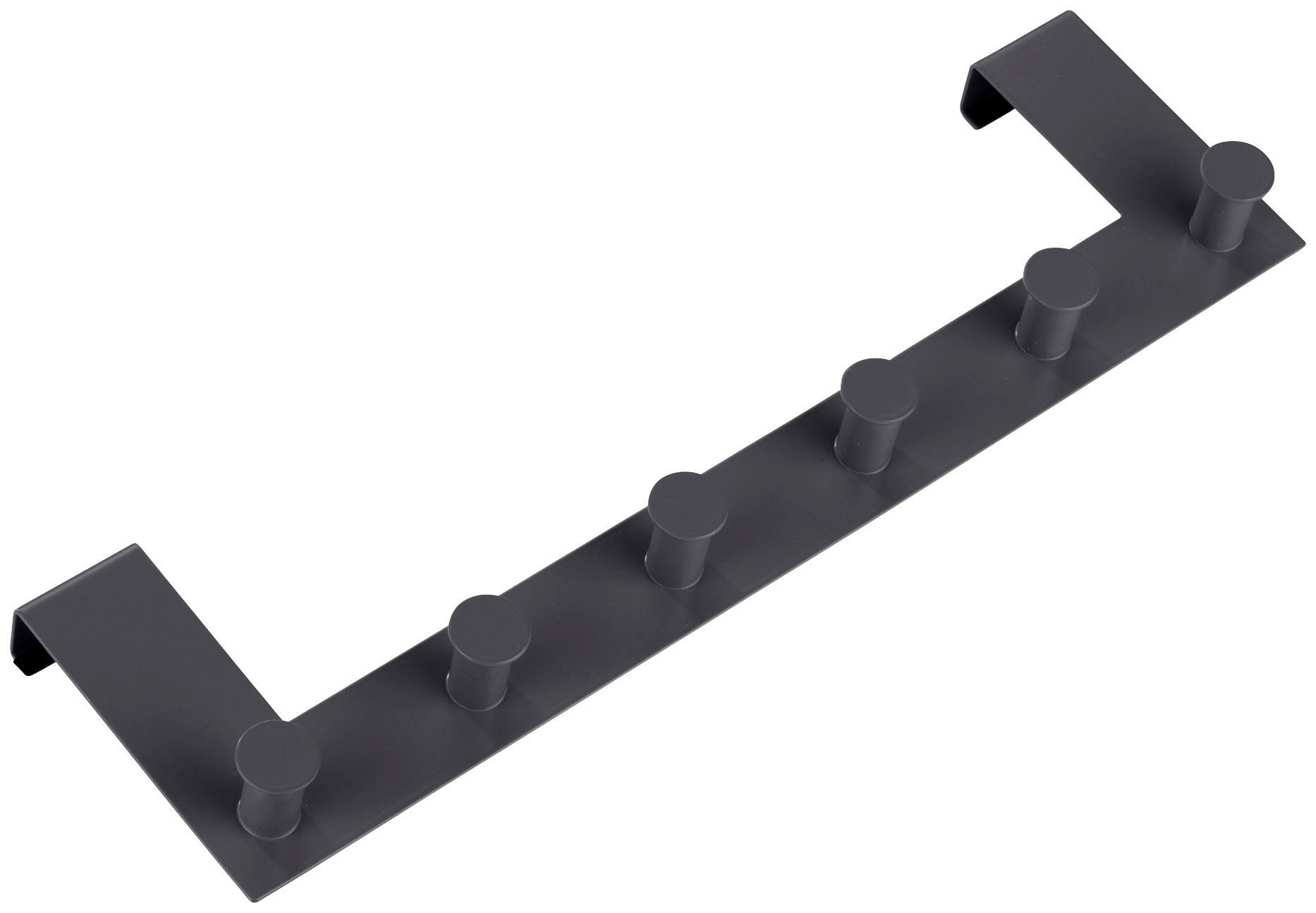 WENKO Kapstok Deurgarderobe Celano met 6 haken, voor deurprofielen tot 2 cm