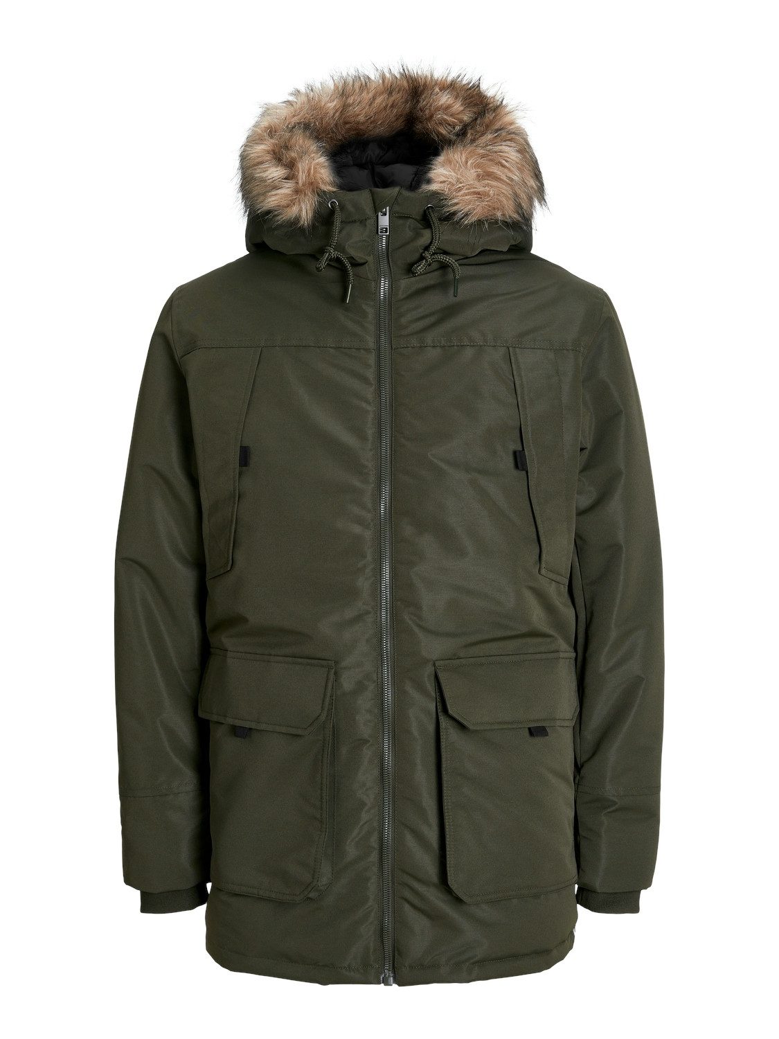 Jack & Jones Parka JJECONSTRUCT FAUX FUR PARKA SN
