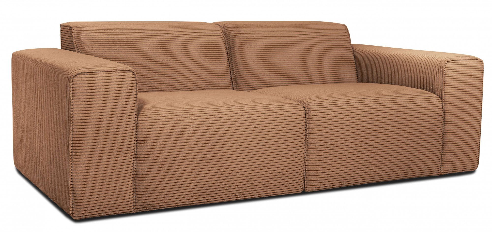 INOSIGN 2-zitsbank Clayton in een trendy ribfluwelen bekleding, diverse combinaties mogelijk