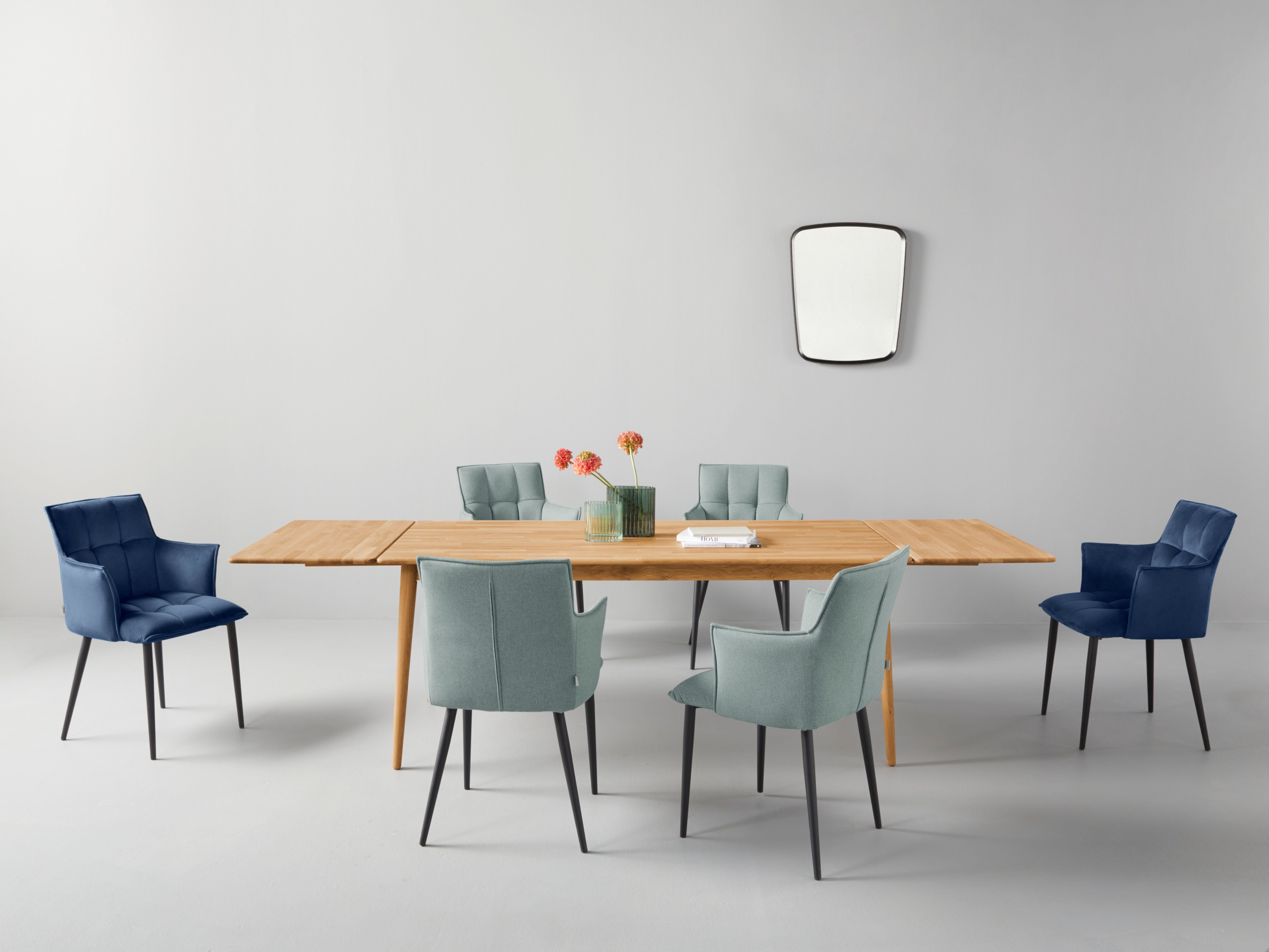 andas Eettafel Toarp Massief eikenhout eettafel in Scandi look, FSC-gecertificeerd