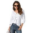 classic inspirationen blouse zonder sluiting wit