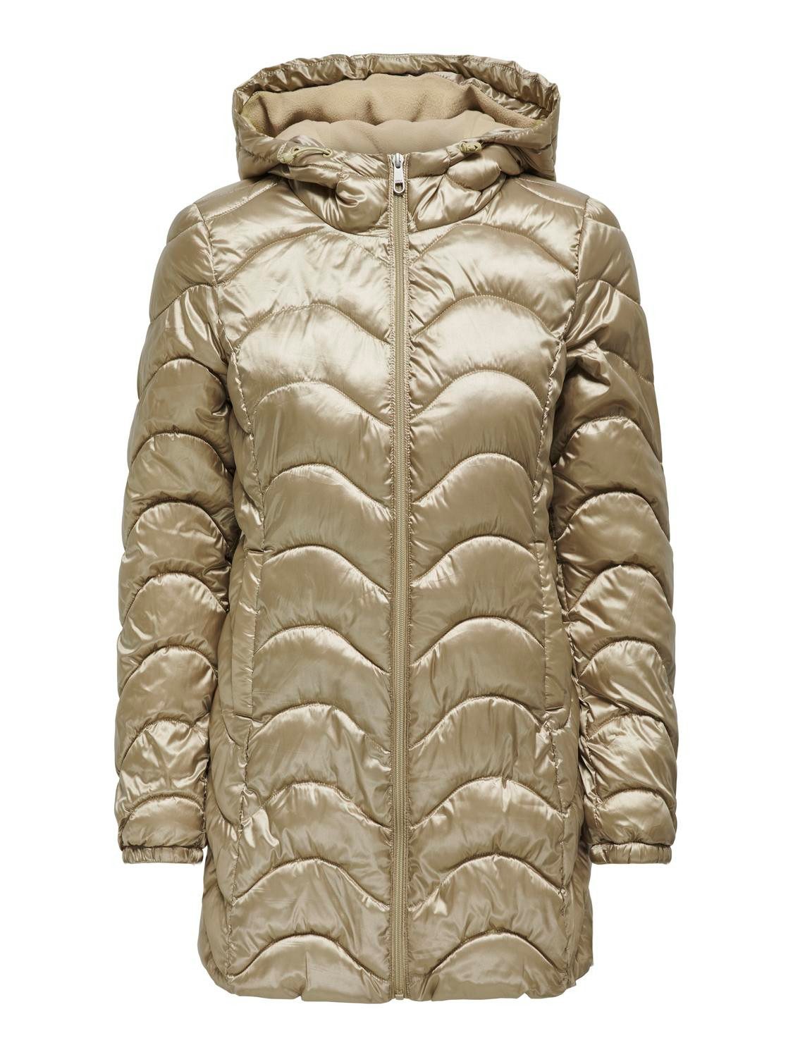 Only Gewatteerde jas ONLVEGA WAVE QUILTED COAT CC OTW