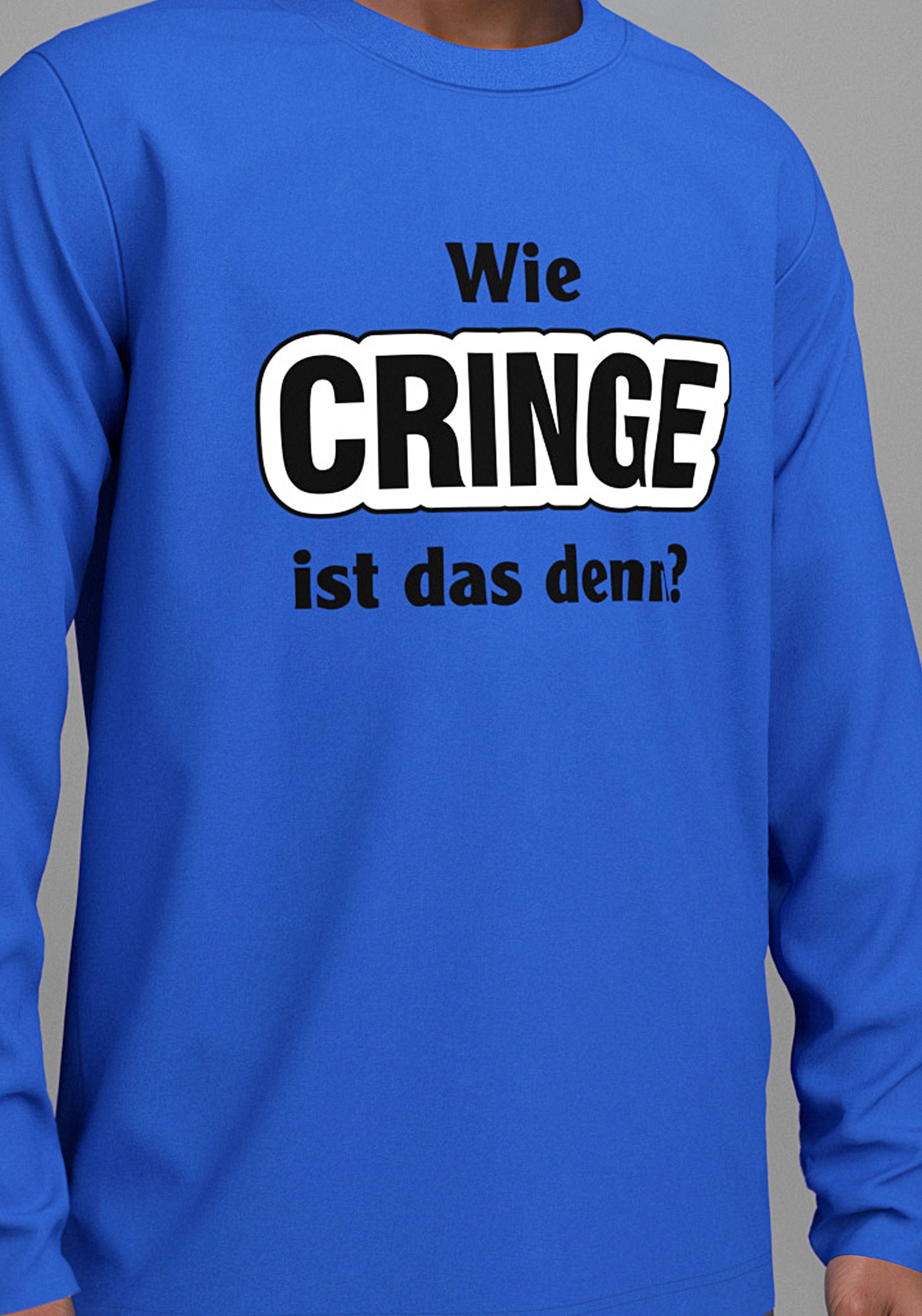 KIDSWORLD Shirt met lange mouwen CRINGE