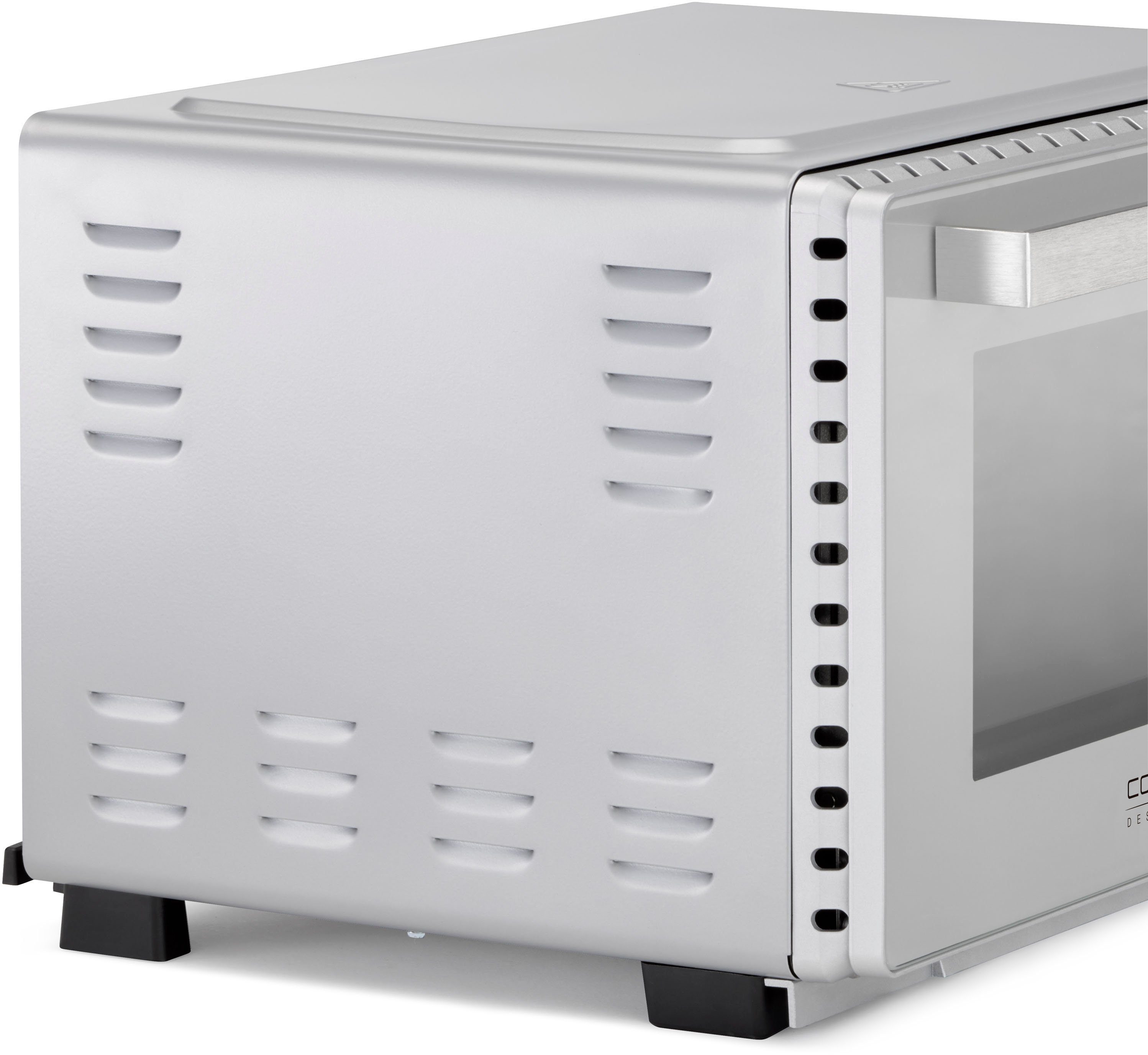 Caso Mini-oven TO 26 SilverStyle met roterend draaispit