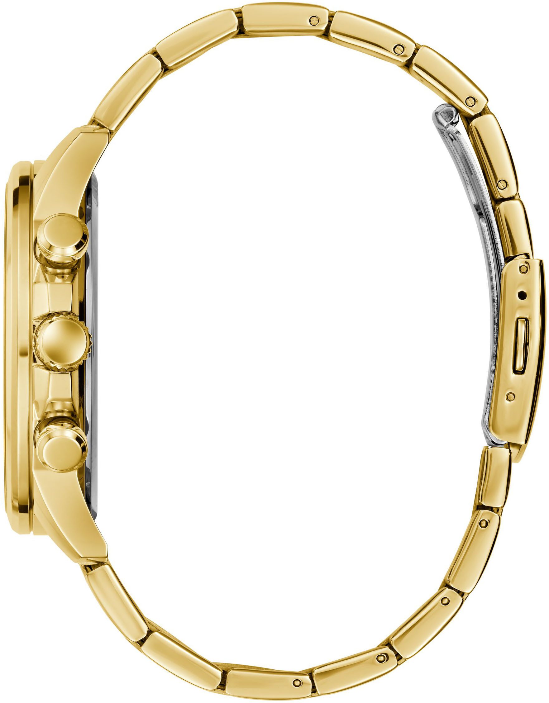 Guess Multifunctioneel horloge Walker Quartz horloge, polshorloge, herenhorloge, datum, weekdag, siliconen band