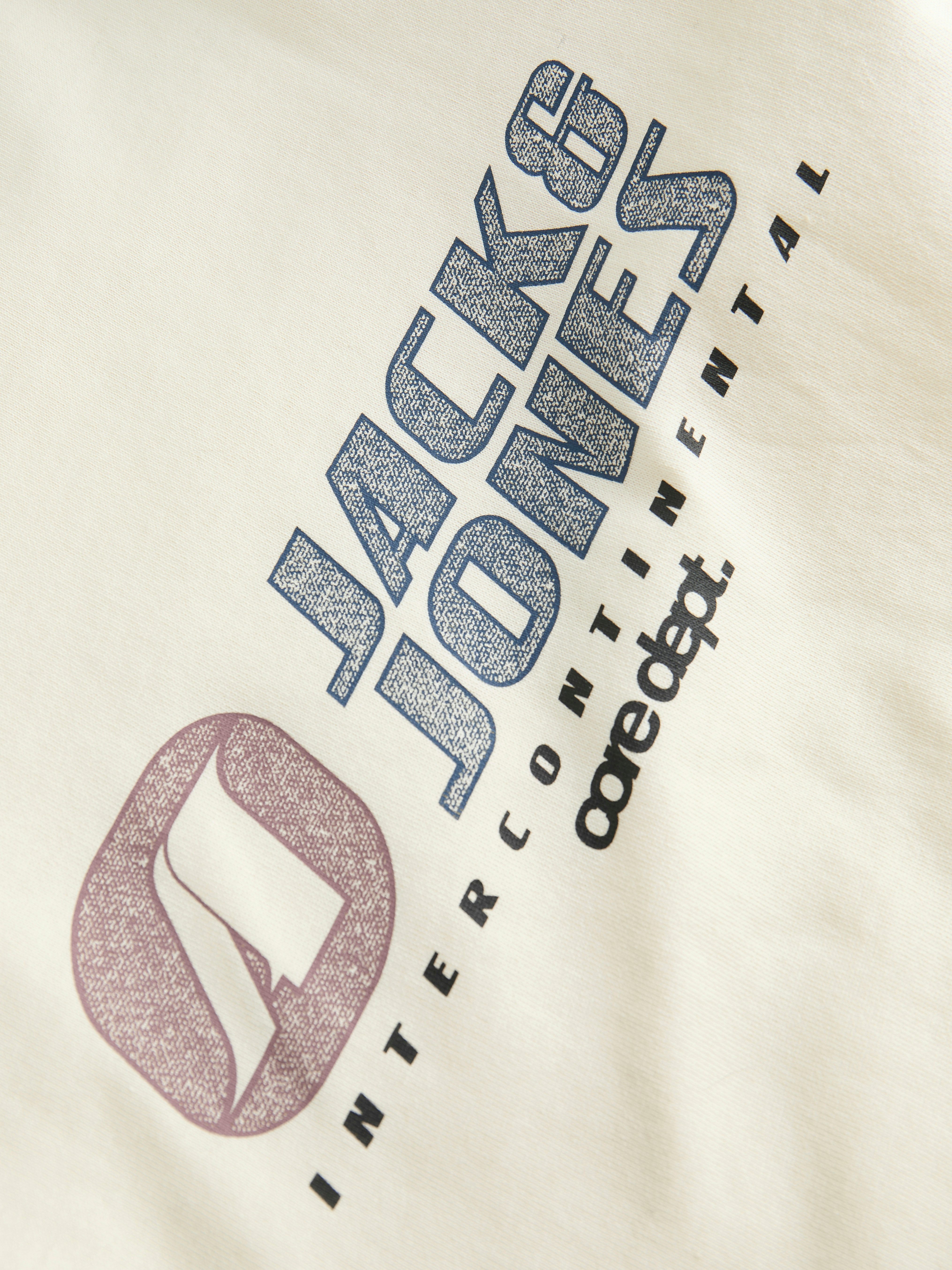 Jack & Jones Junior T-shirt JCOTIER FRONT PRINT TEE SS CN SN JNR
