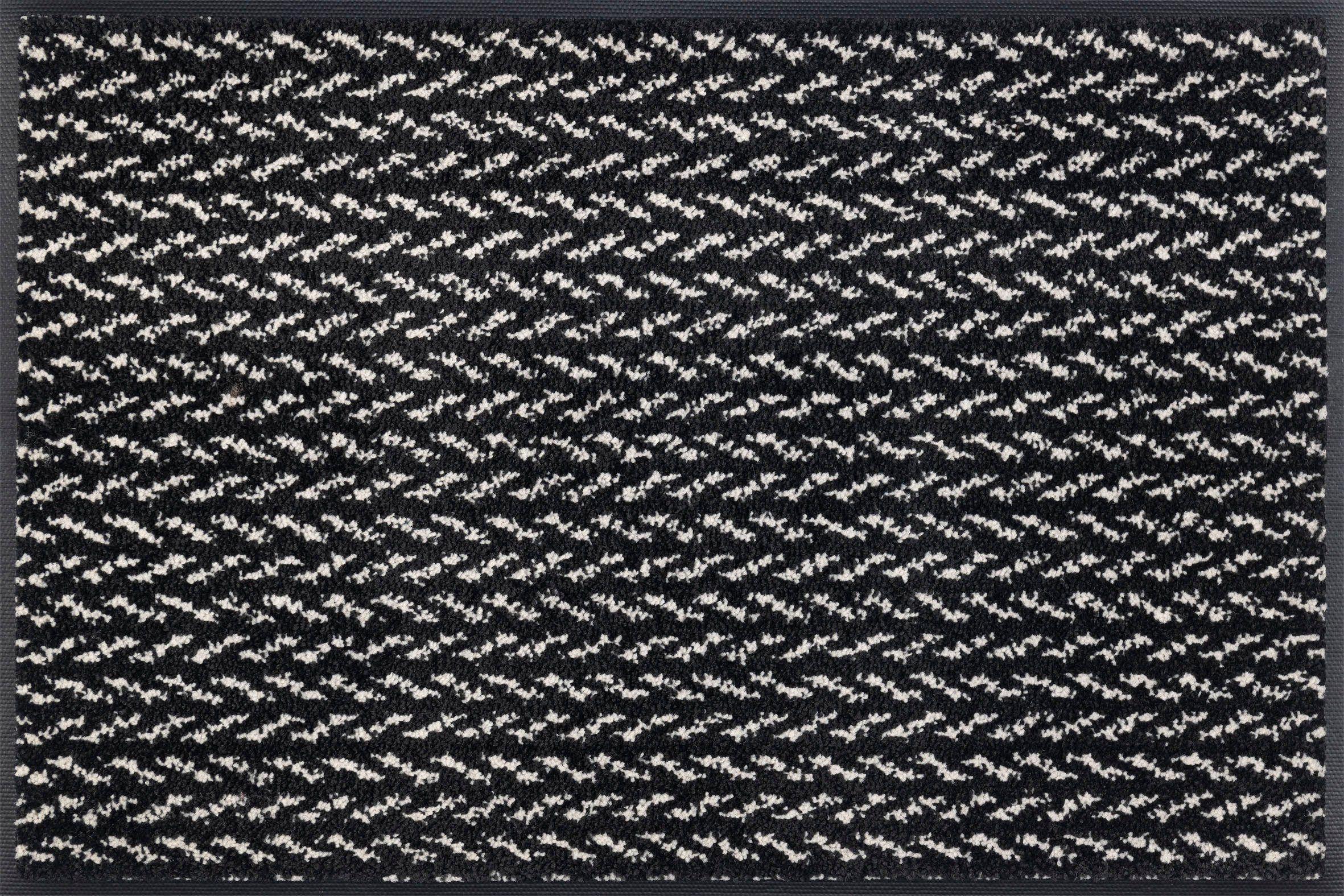 wash+dry by Kleen-Tex Mat Duo Pepper Inloopmat, antislip, geschikt voor binnen en buiten, wasbaar