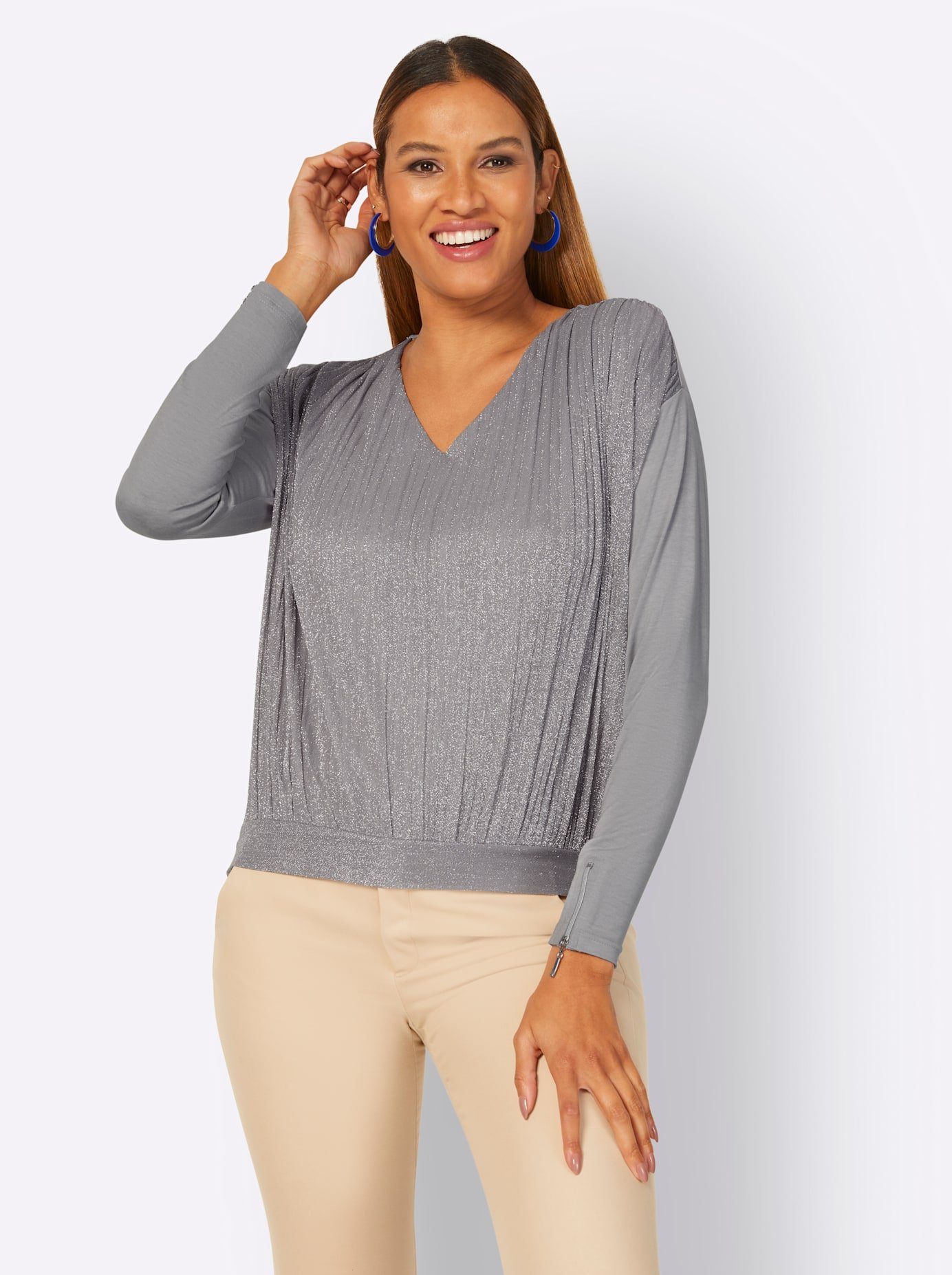 Creation L Shirt met lange mouwen Shirt (1-delig)