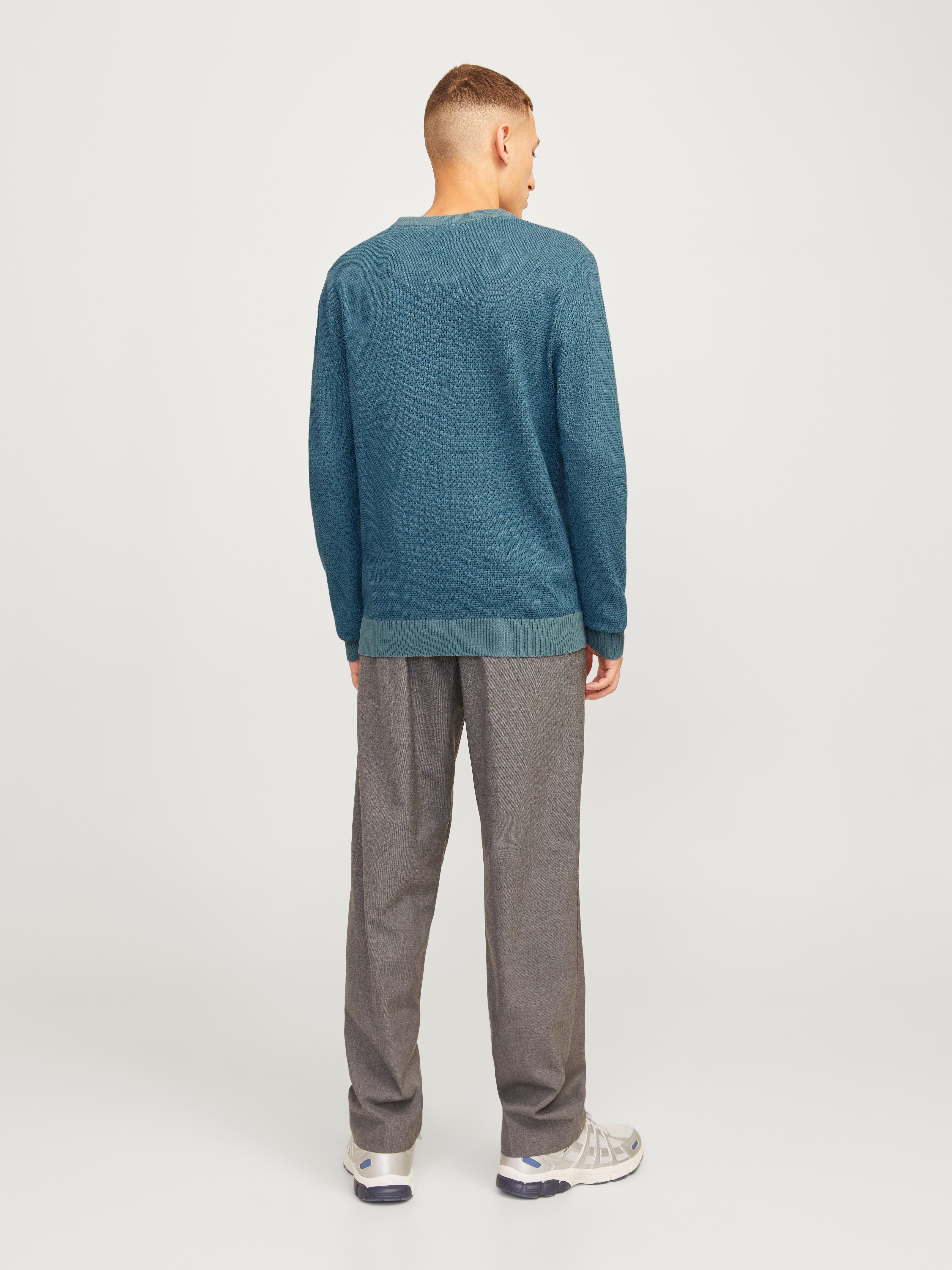 Jack & Jones Trui met ronde hals JJEGLOBE KNIT CREW NECK NOOS