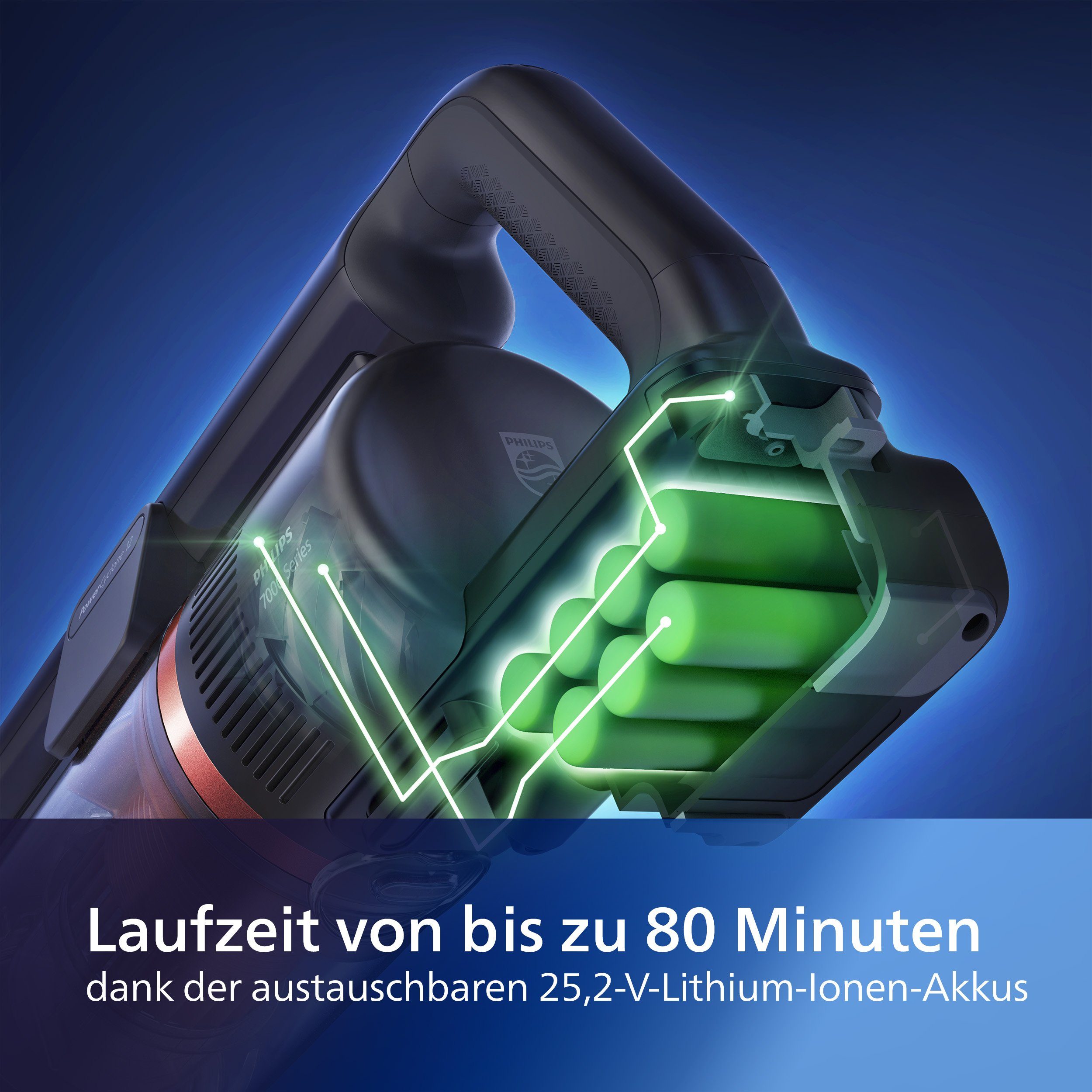 Philips Nat- en droogzuiger XC8055/01 Aqua Plus 8000 Series „Alleskönner“ met tot 80 minuten looptijd en adaptieve zuig- en wissproeier