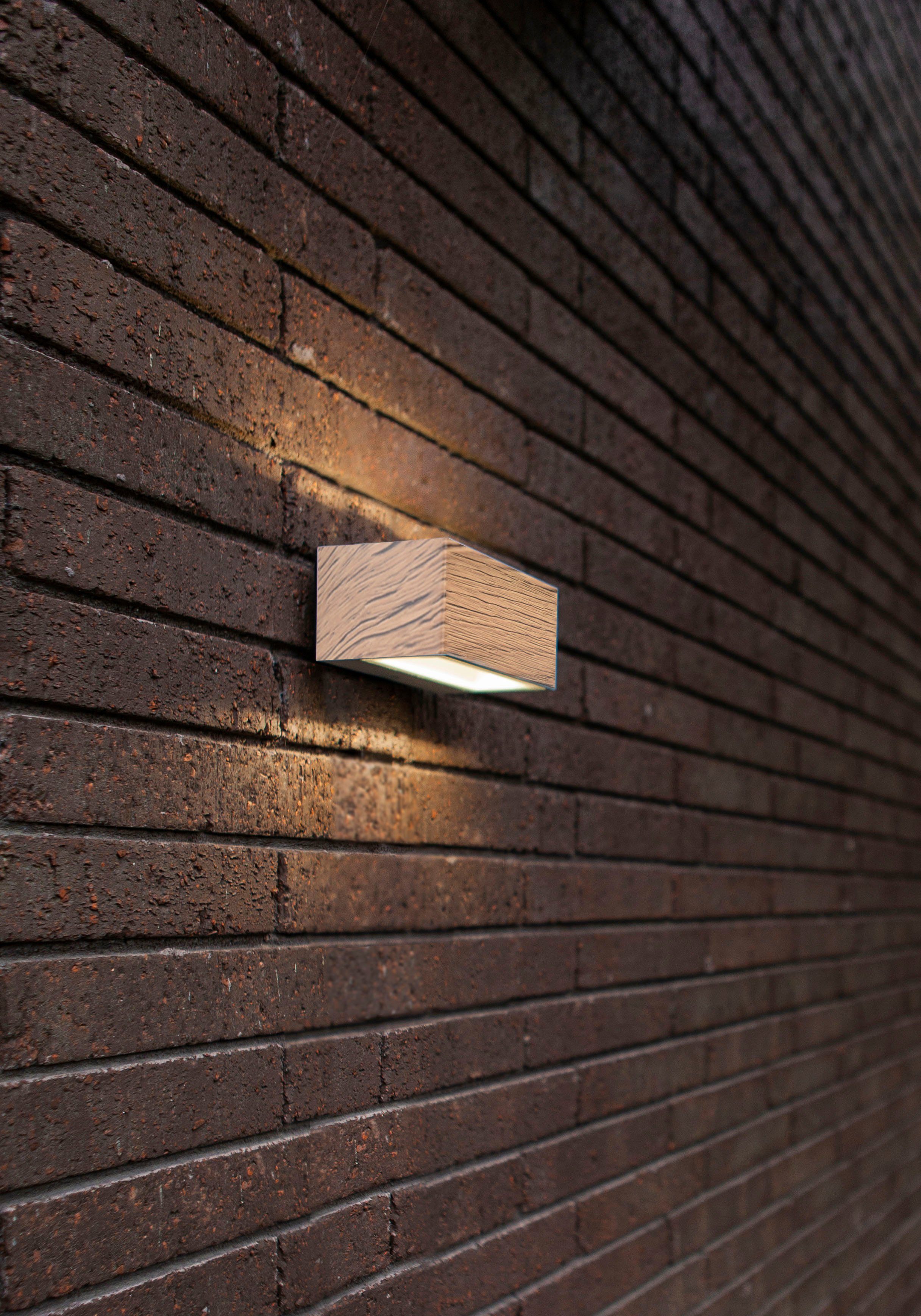 LUTEC Ledwandlamp voor buiten Gemini (1 stuk)