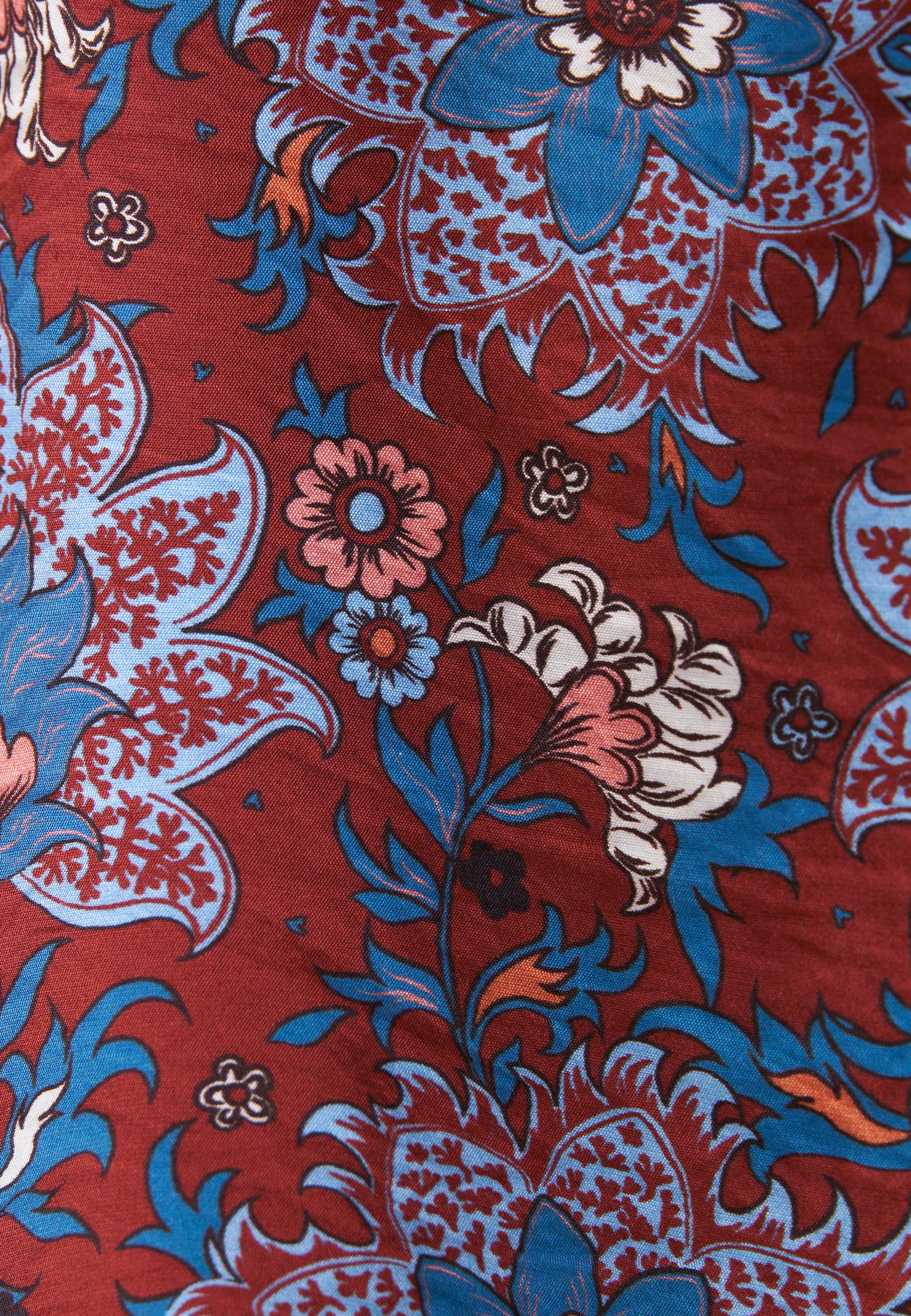 seidensticker Klassieke blouse Zwarte roos Tuniek print