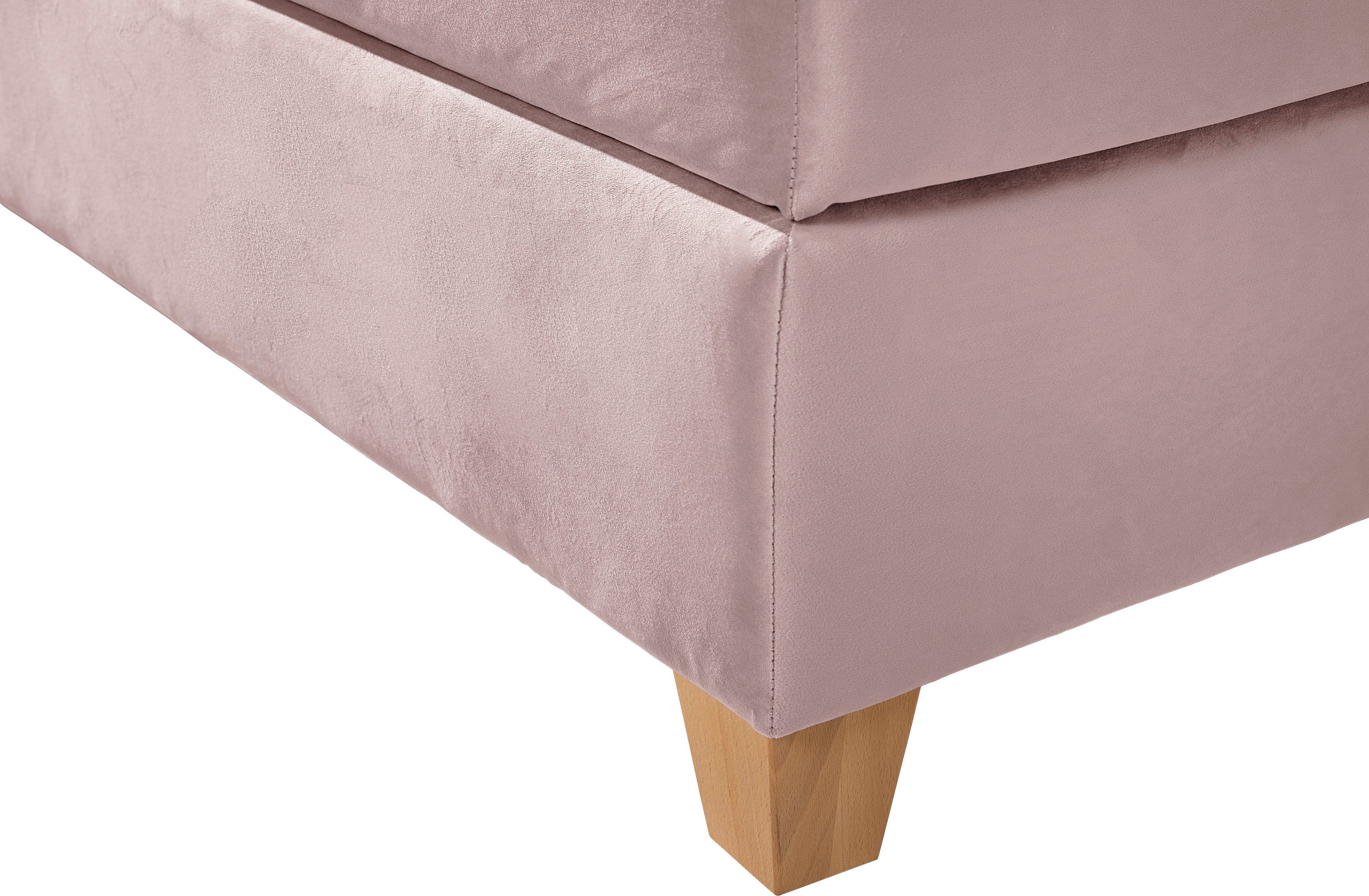 Home affaire Boxspring Moulay incl. topmatras, in extra lang 220 cm, 3 hardheden, ook in h4