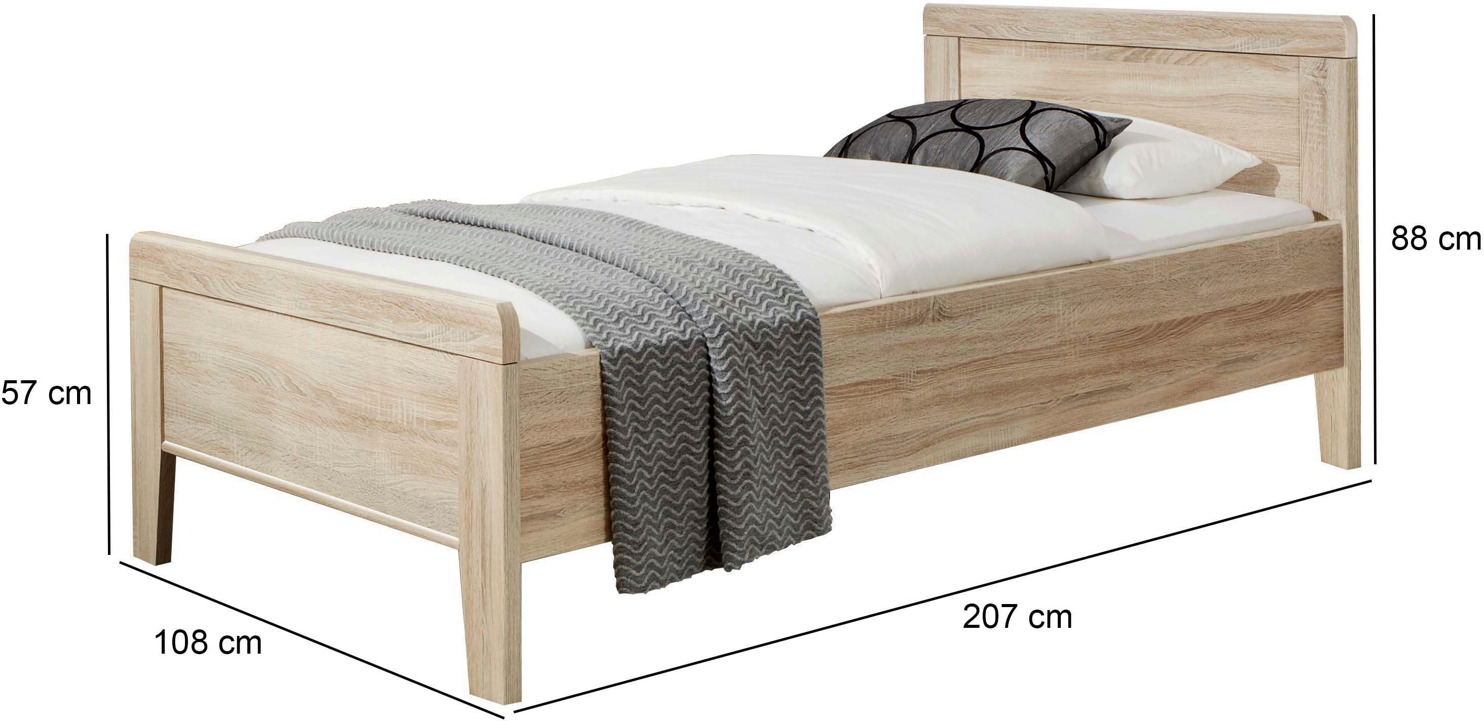 WIEMANN Houten bed MERAN in comforthoogte