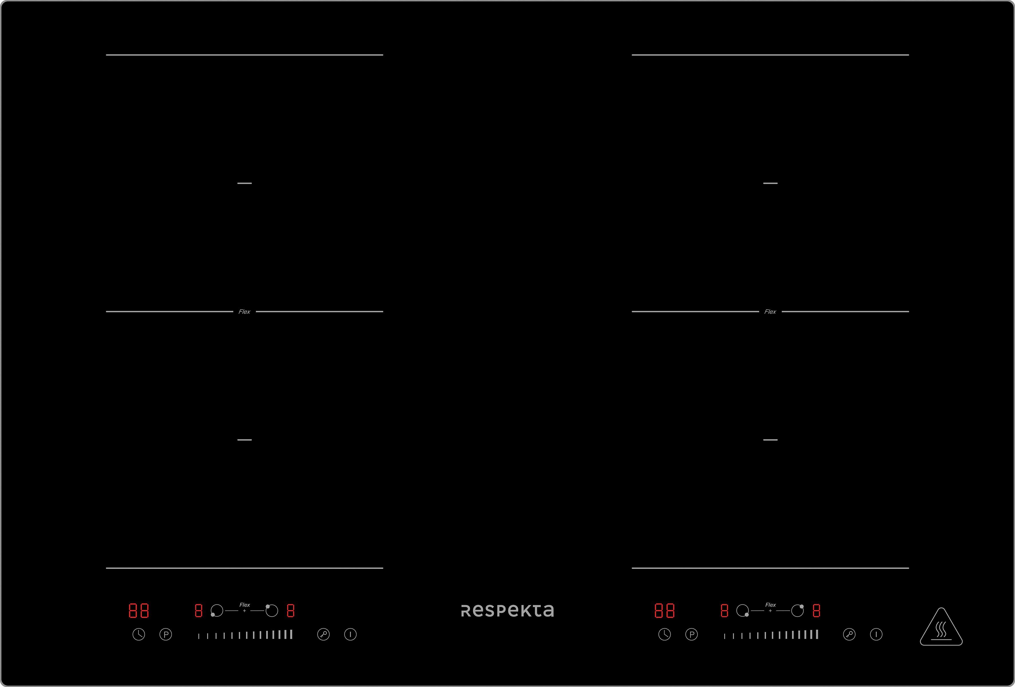 RESPEKTA Inductiekookplaat KM8800IF-28