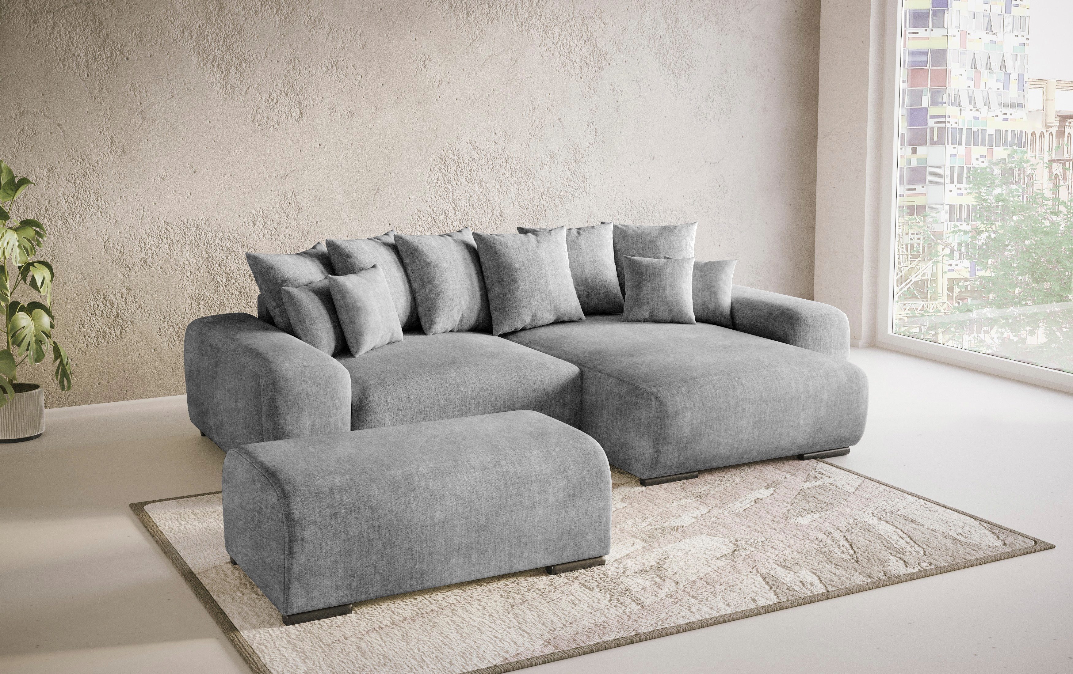 Mr. Couch Hoekbank Sundance, L-vorm Permanente slaper met bed, bedbox, tot 140 kg belastbaar