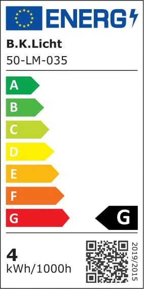 B.K.Licht Led-verlichting BK_LM1401 LED lichtbron 3-delige set E27 G80 (3 stuks)