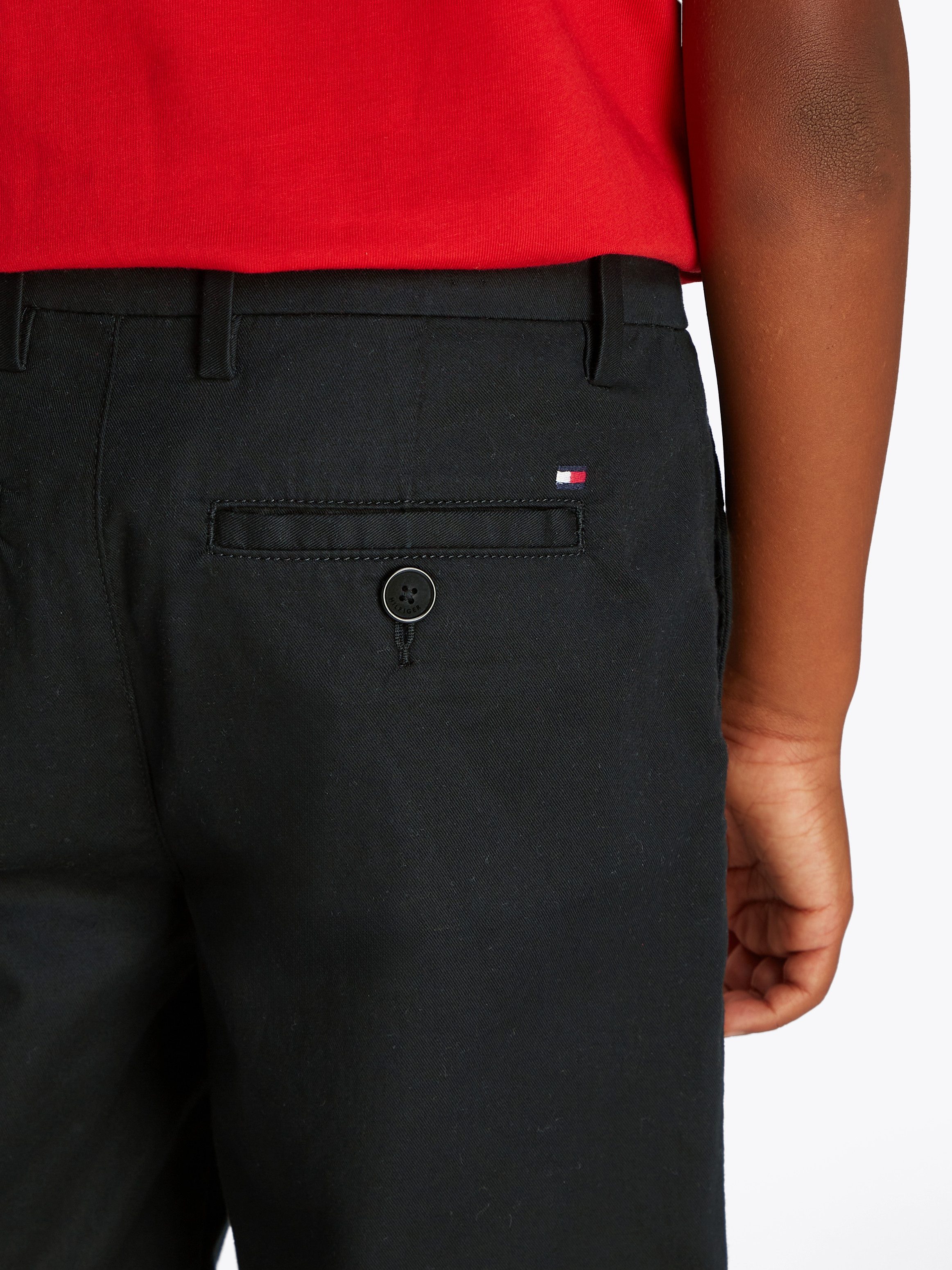 Tommy Hilfiger Short 1985 CHINO SHORT met geborduurd logo