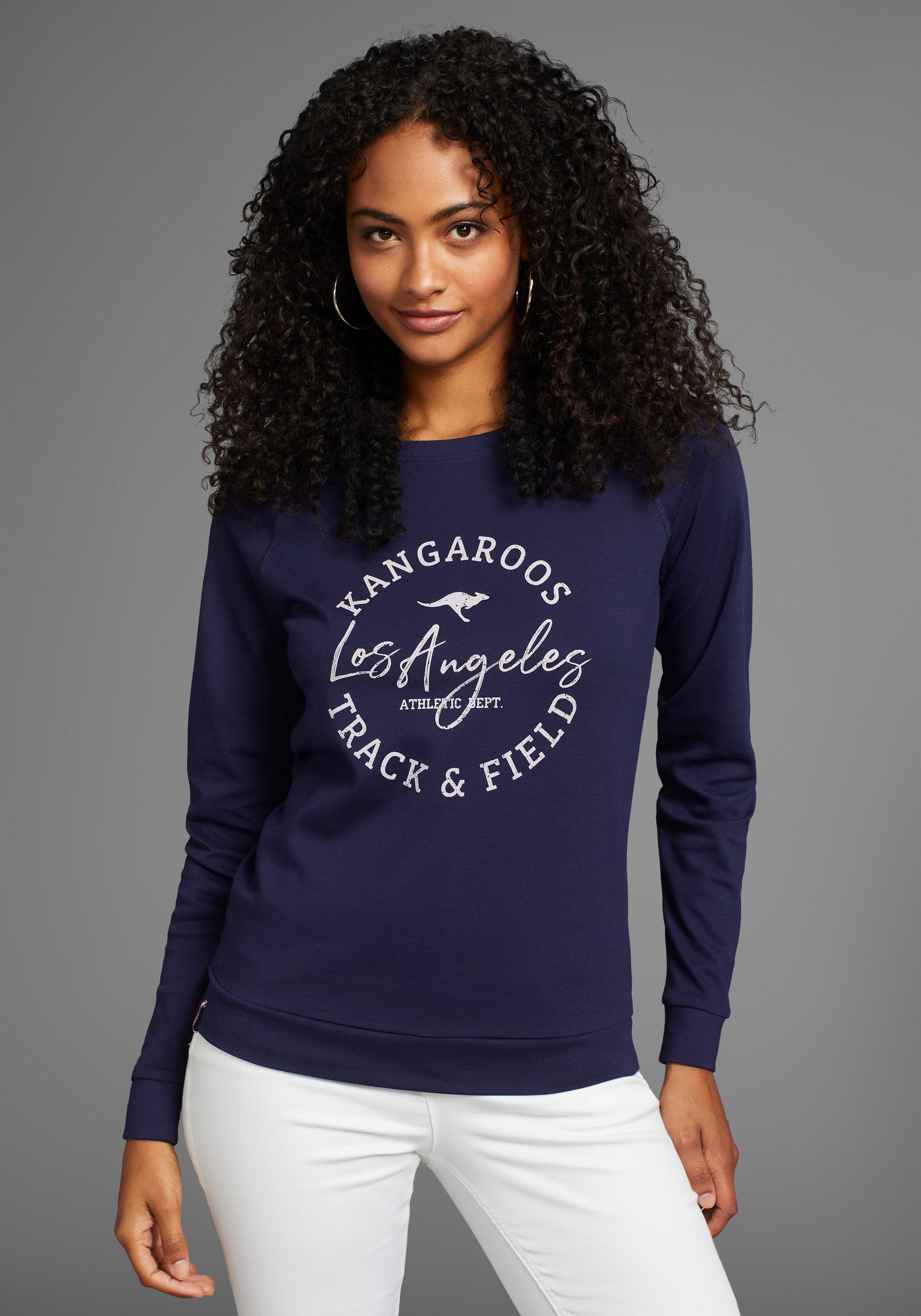 KangaROOS Sweatshirt met frontprint nieuwe collectie