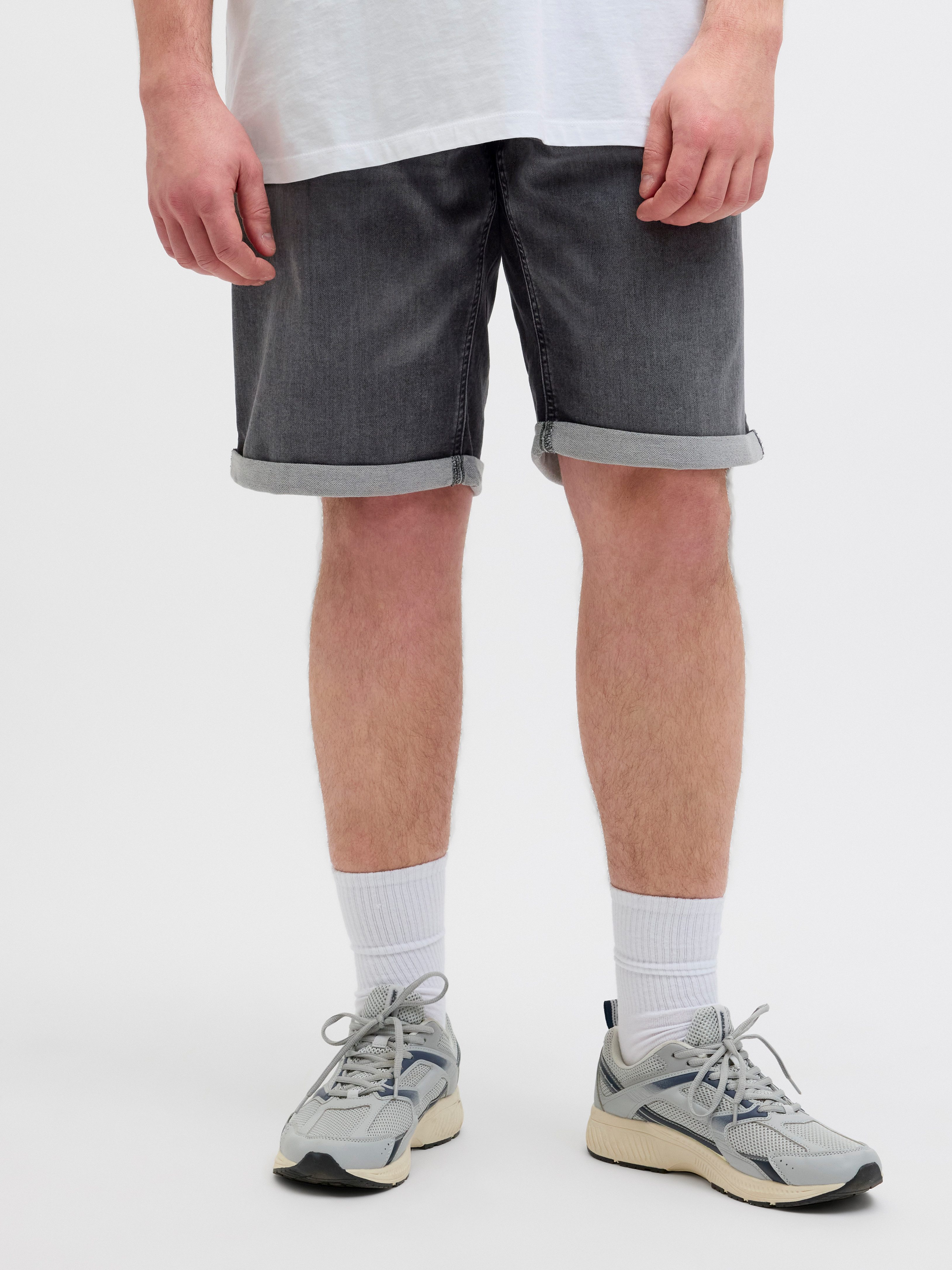 Jack & Jones PlusSize Short JJIRICK JJICON I.K. SHOR heren bermuda broeken maat 46 zwart